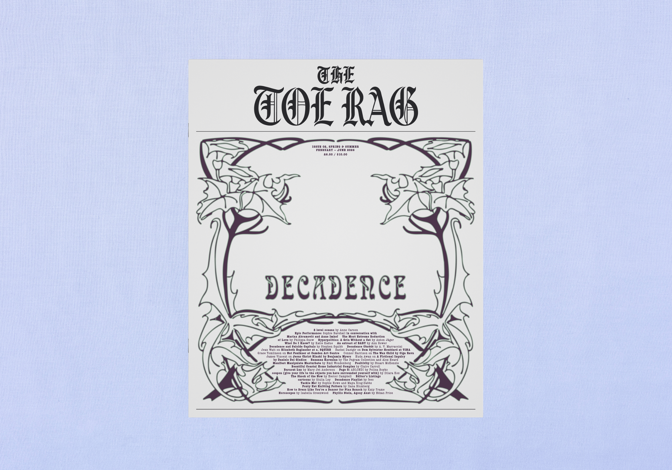 The Toerag Issue 8, front cover