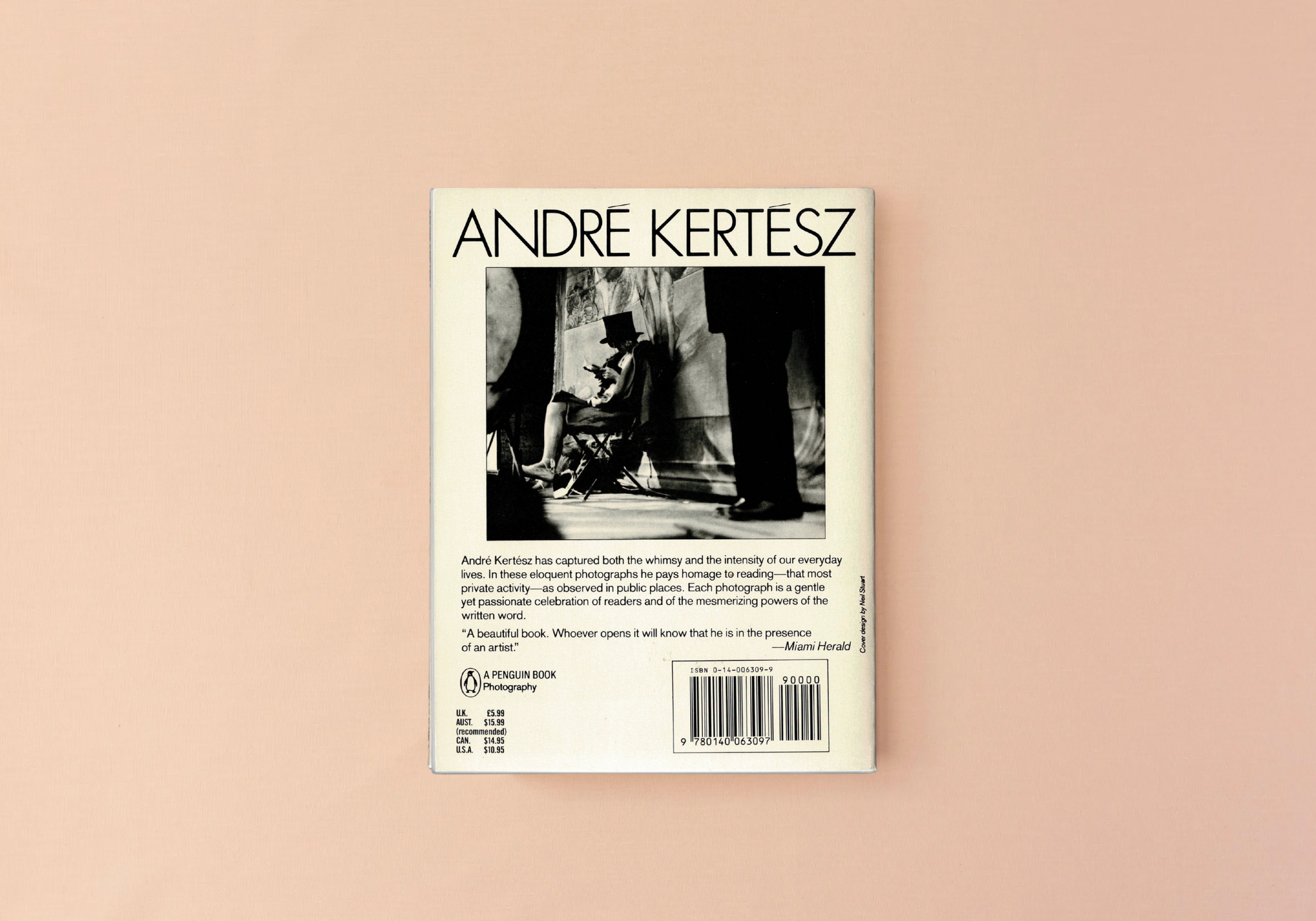On Reading by Andre Kertesz, back cover