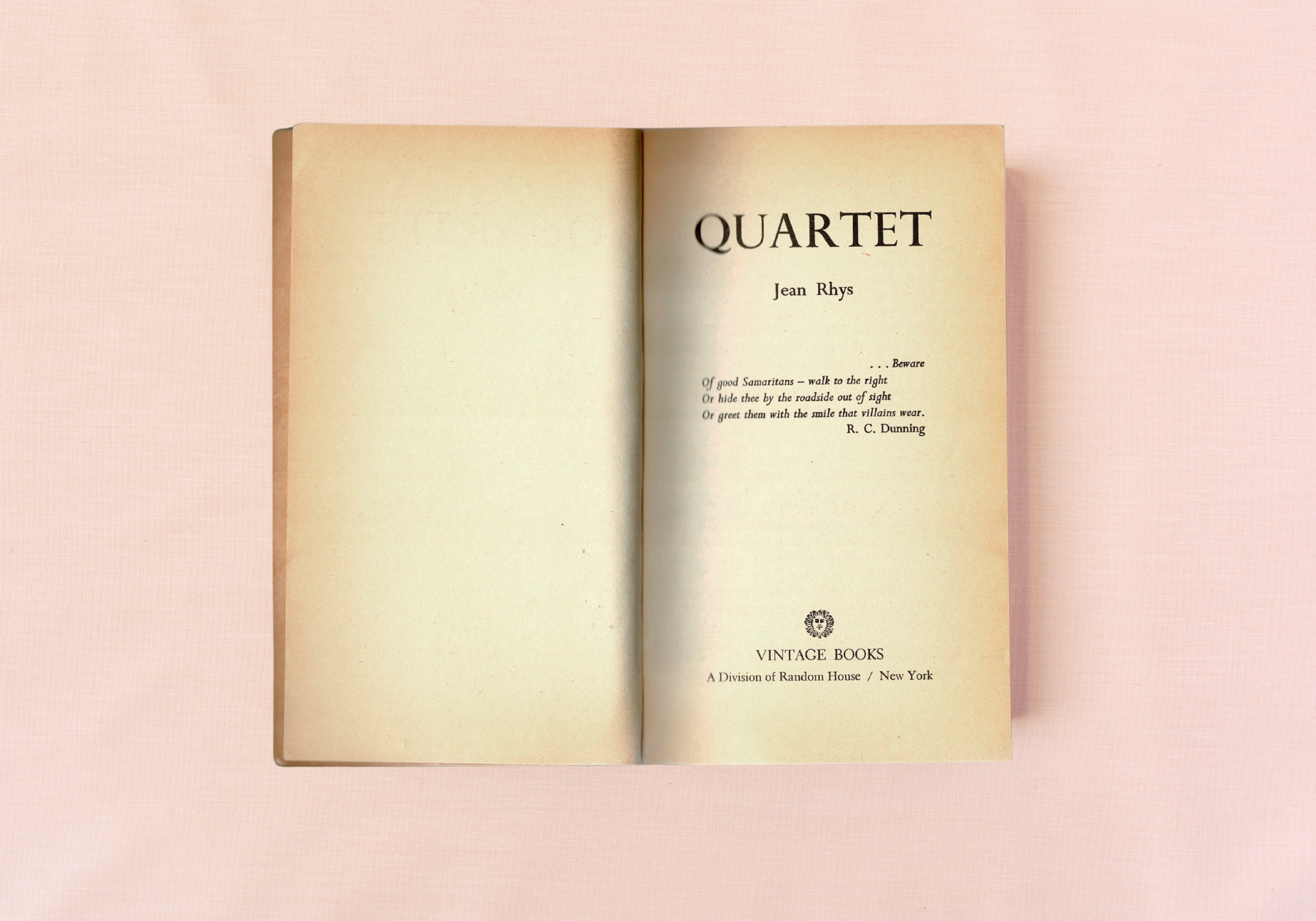 Quartet, frontispiece