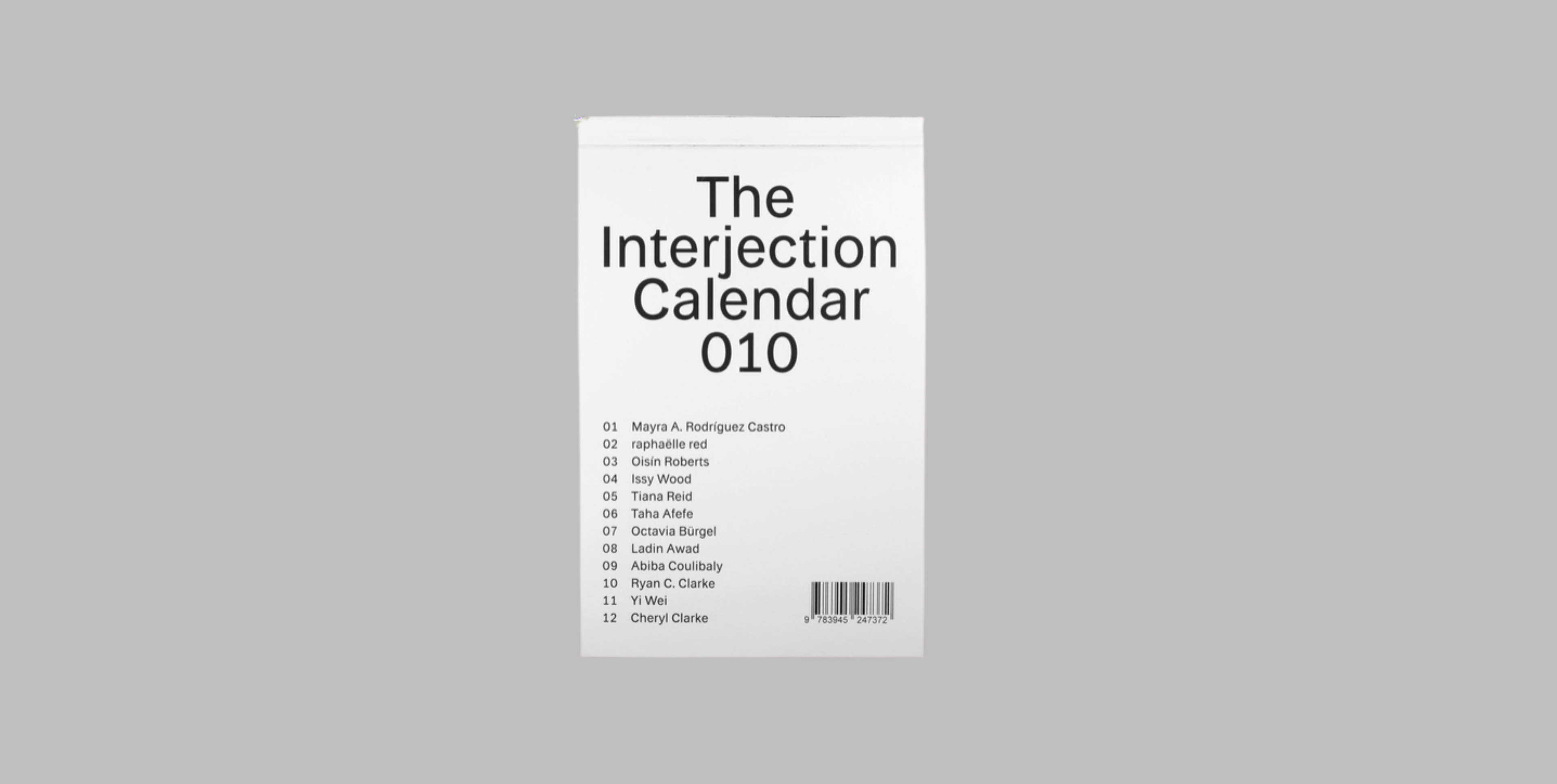The Interjection Calendar 011