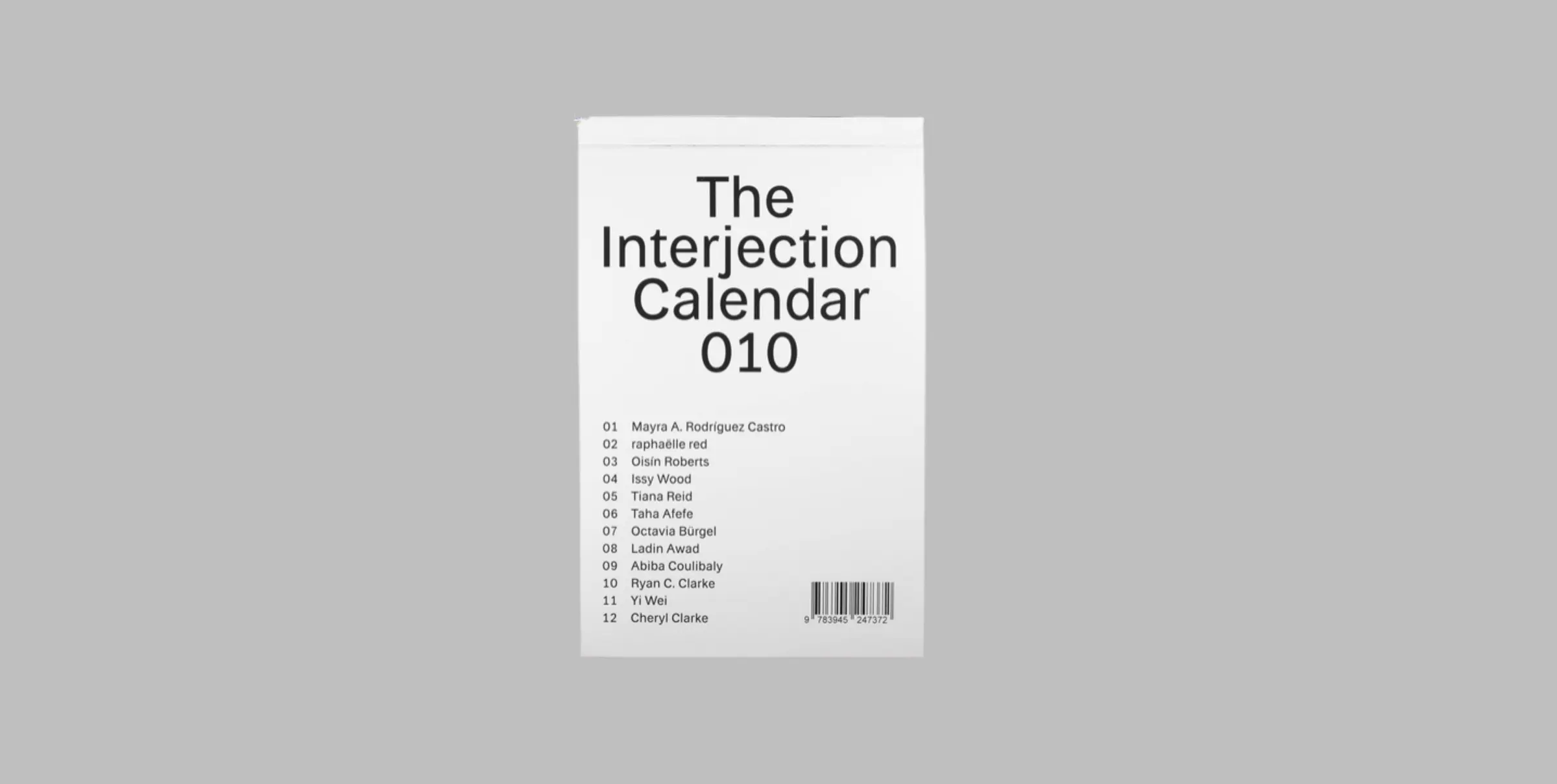 The Interjection Calendar 011