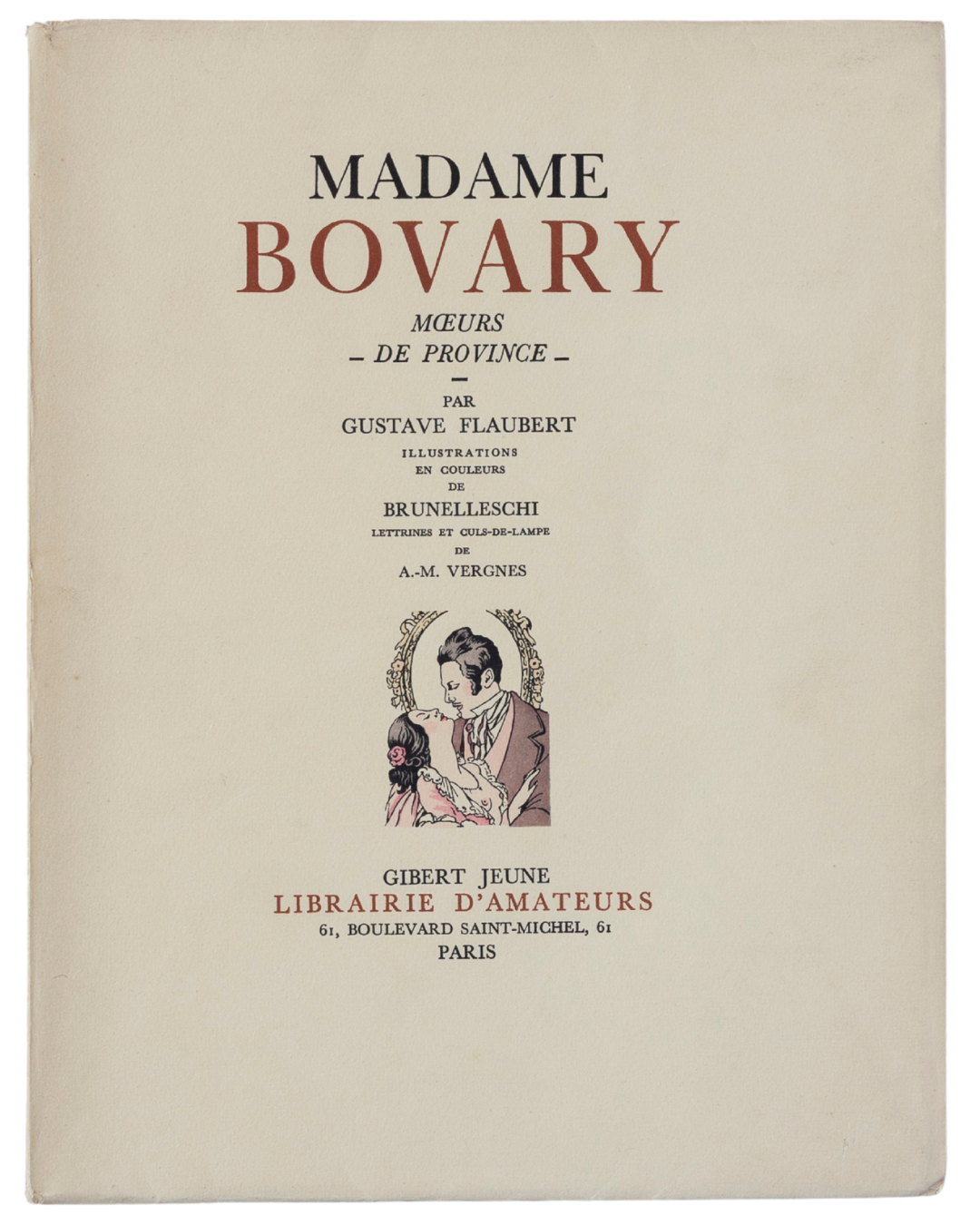 Madame Bovary rare illustrated edition