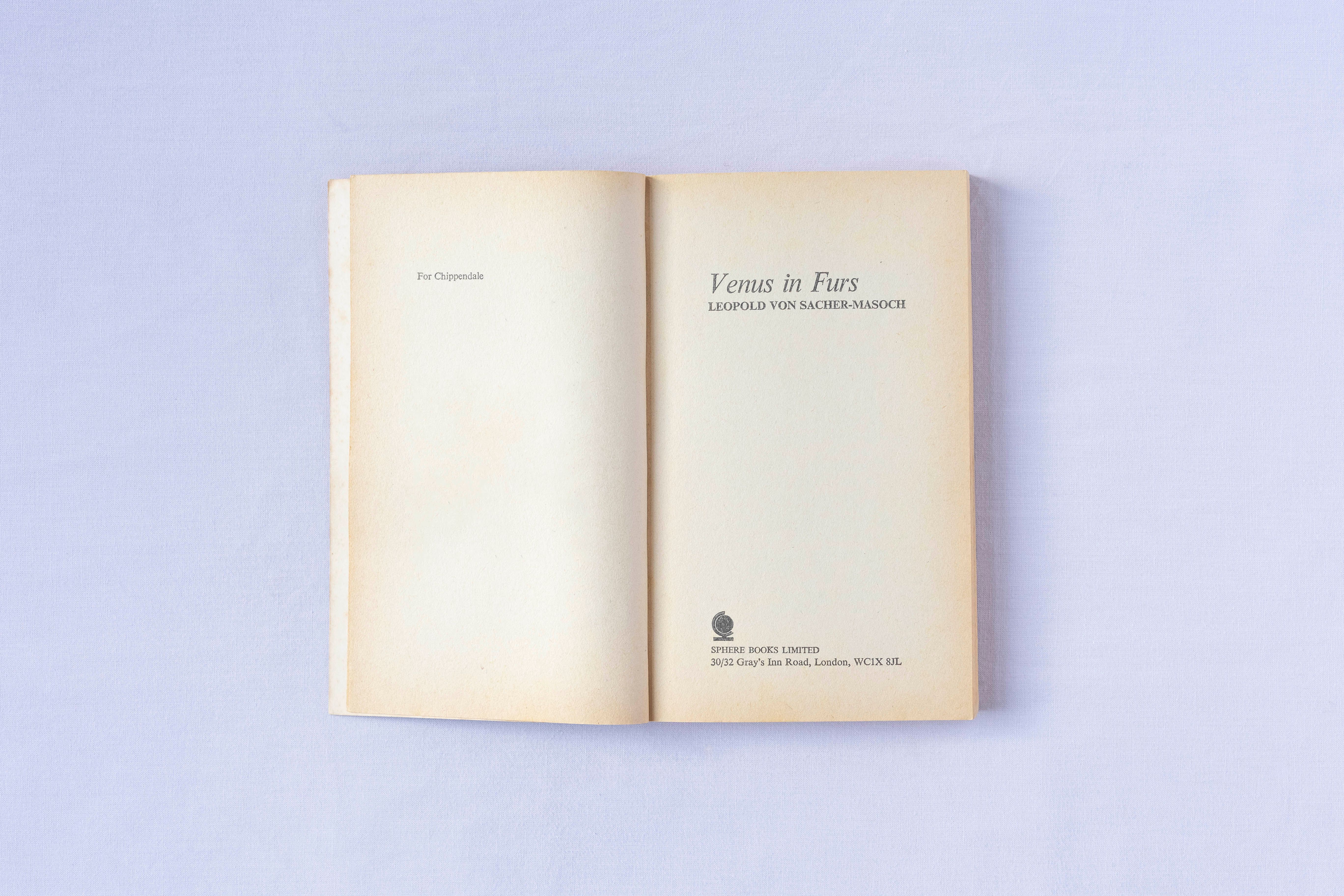 Venus in Furs, frontispiece