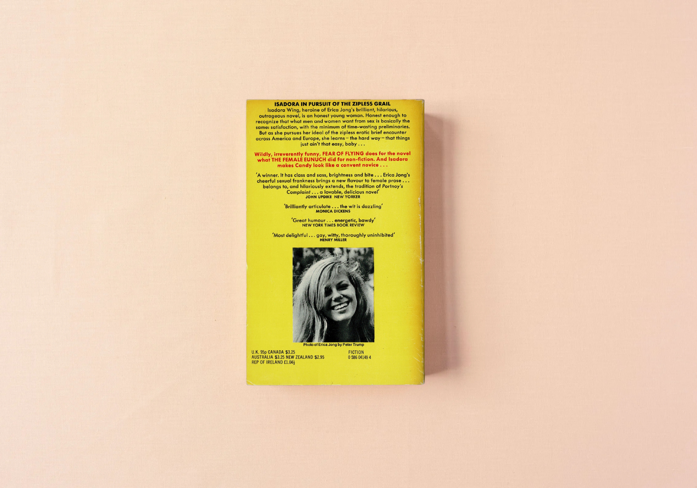 Fear of Flying by Erica Jong, back cover