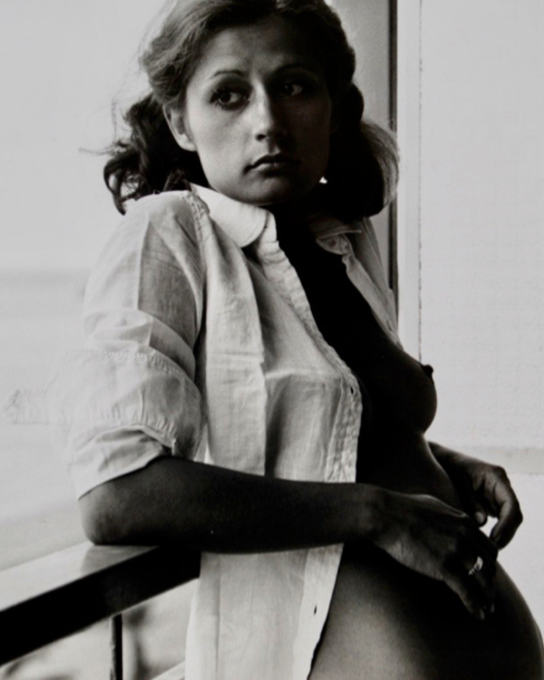 Catherine-Millet in 1970, photo Daniel Templon