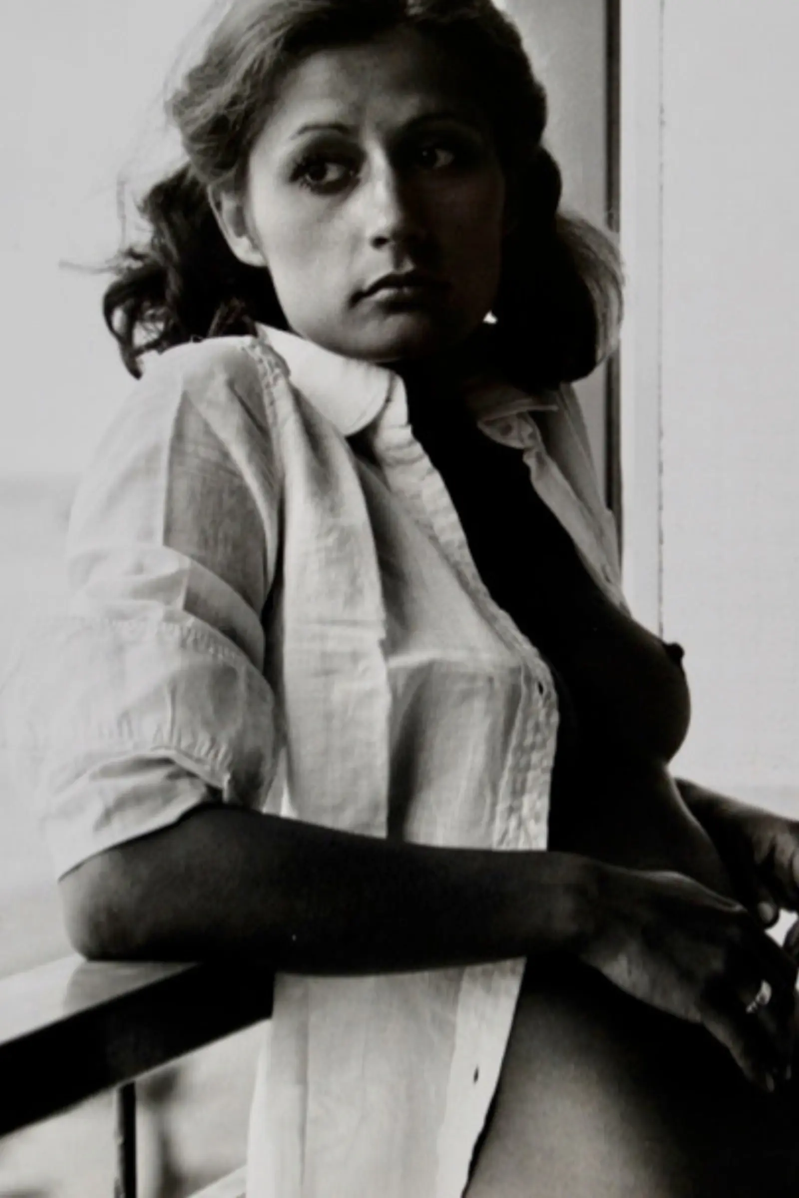 Catherine-Millet in 1970, photo Daniel Templon