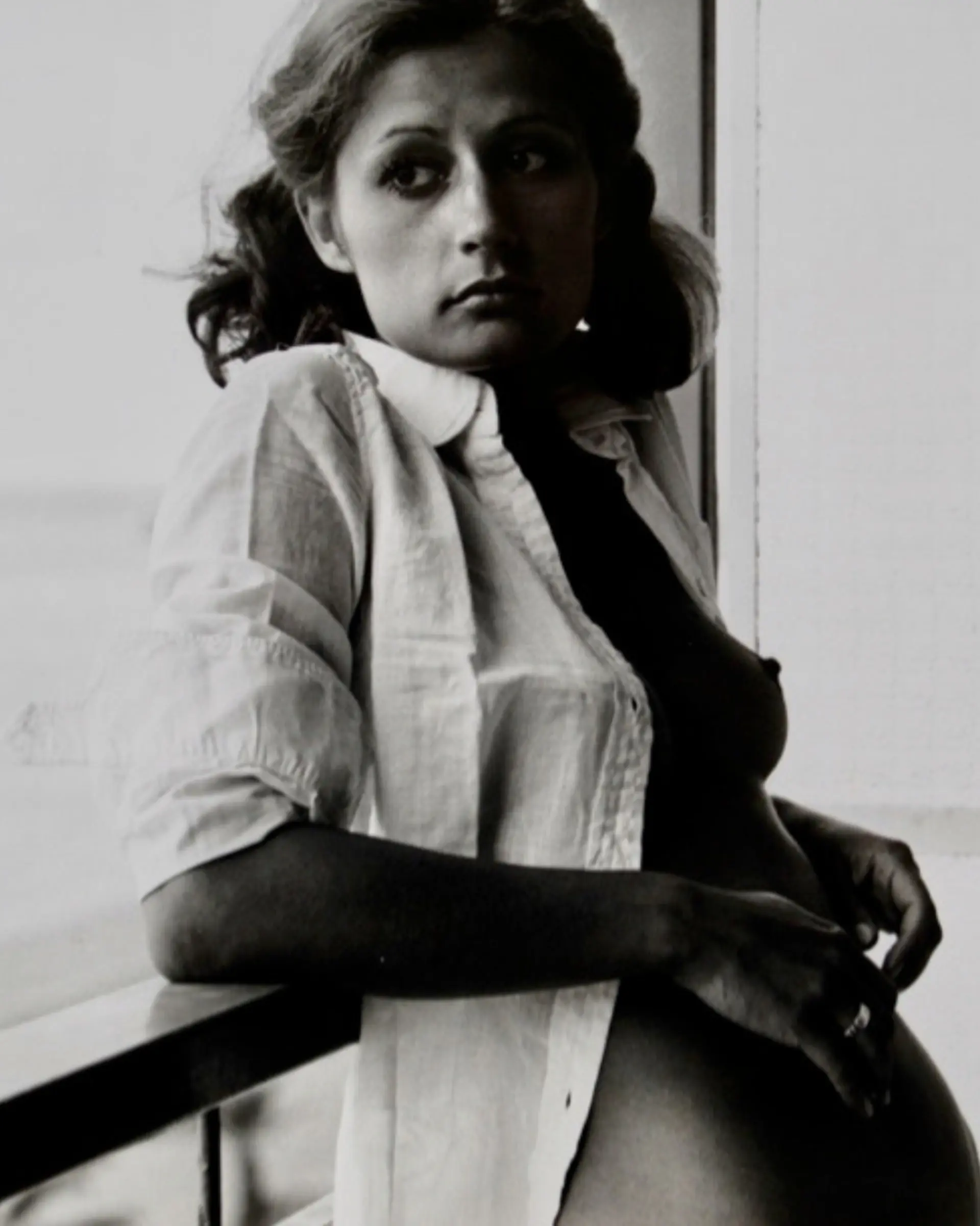 Catherine-Millet in 1970, photo Daniel Templon