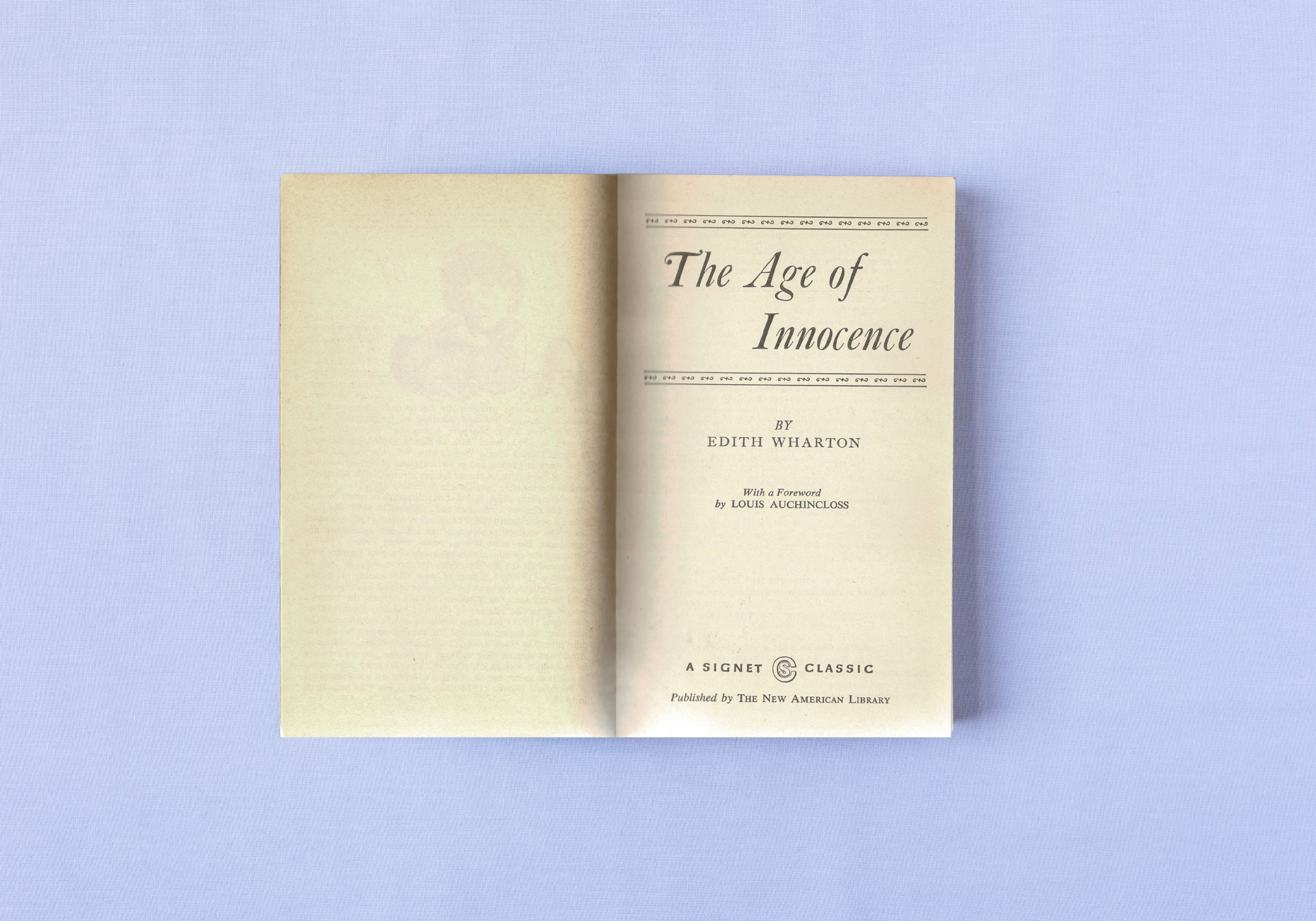 The Age of Innocent Frontispiece