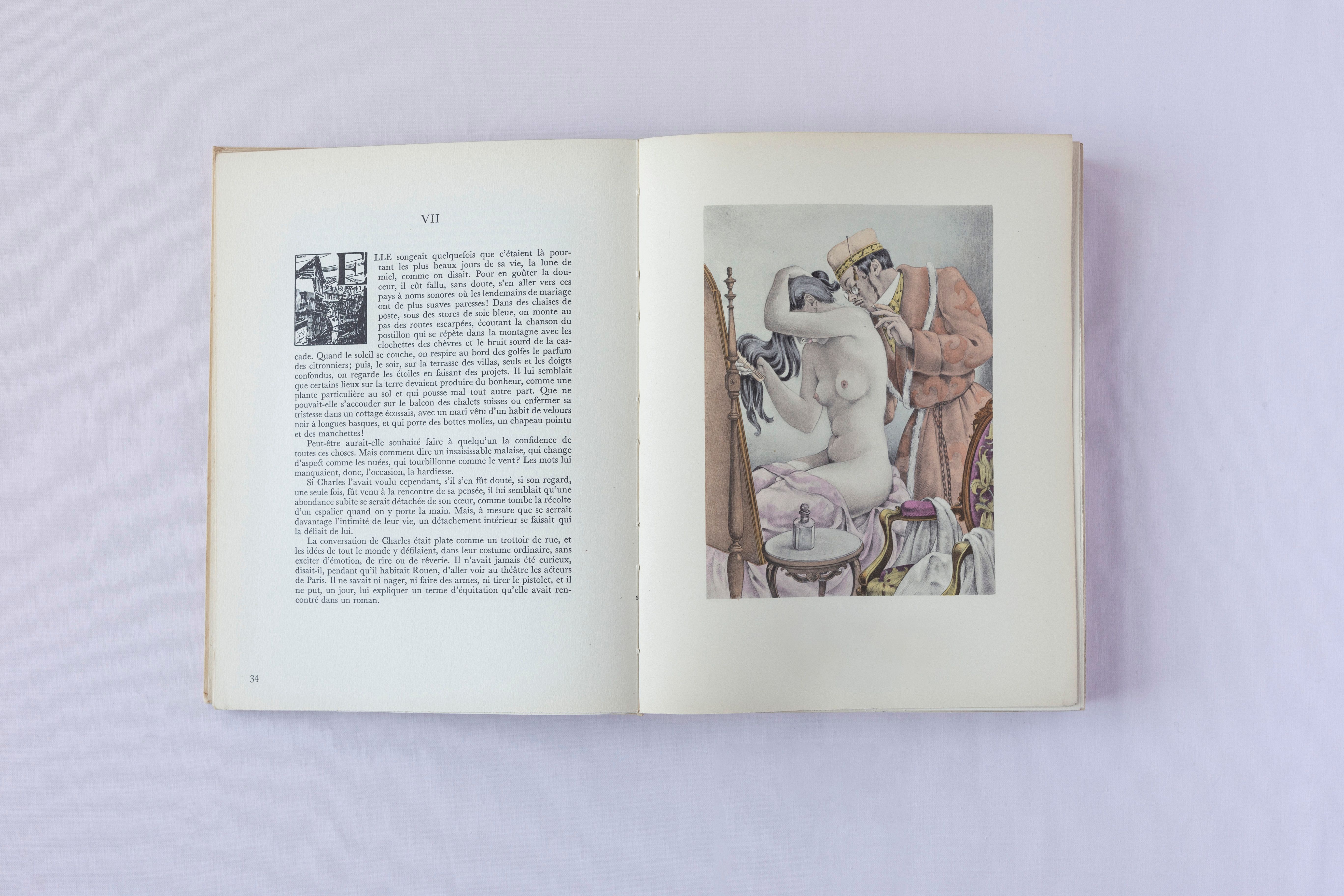 Madame Bovary, interior illustrated pages