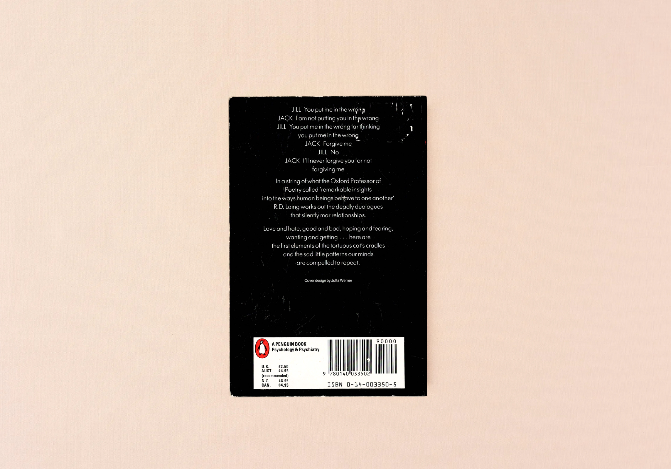 Knots by R.D. Laing, back cover
