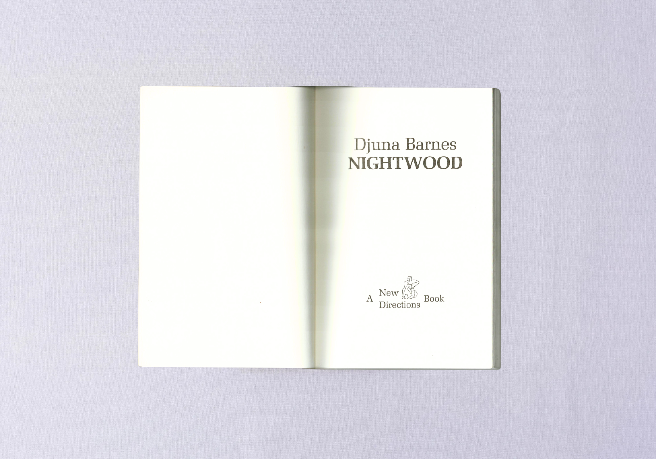 Nightwood by Djuana Barnes, frontispiece