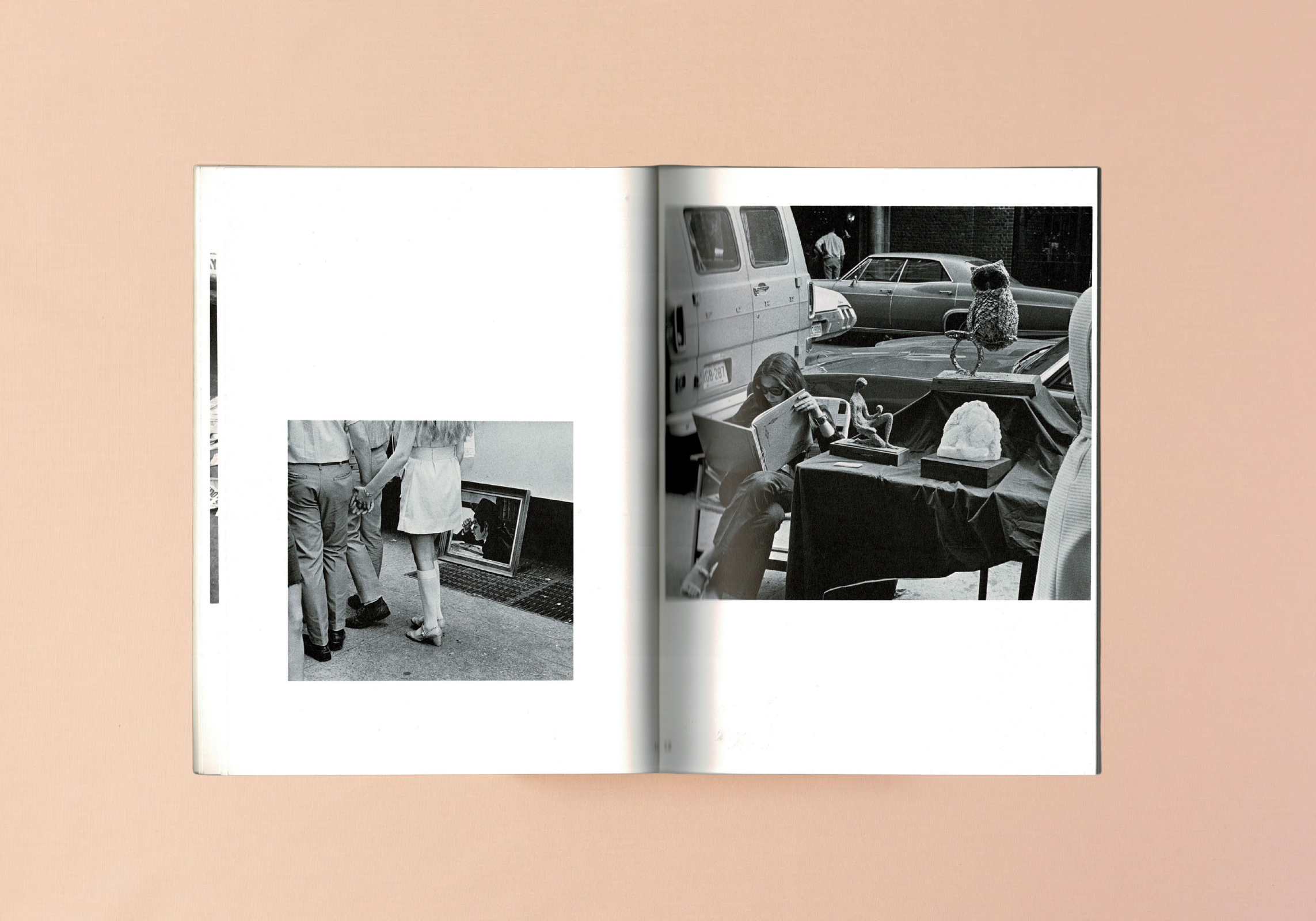 On Reading by Andre Kertesz, interior page