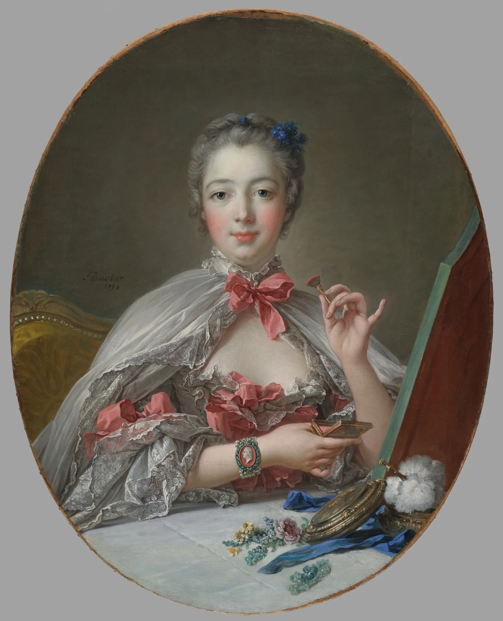 Madame Pompadour at her Toilette