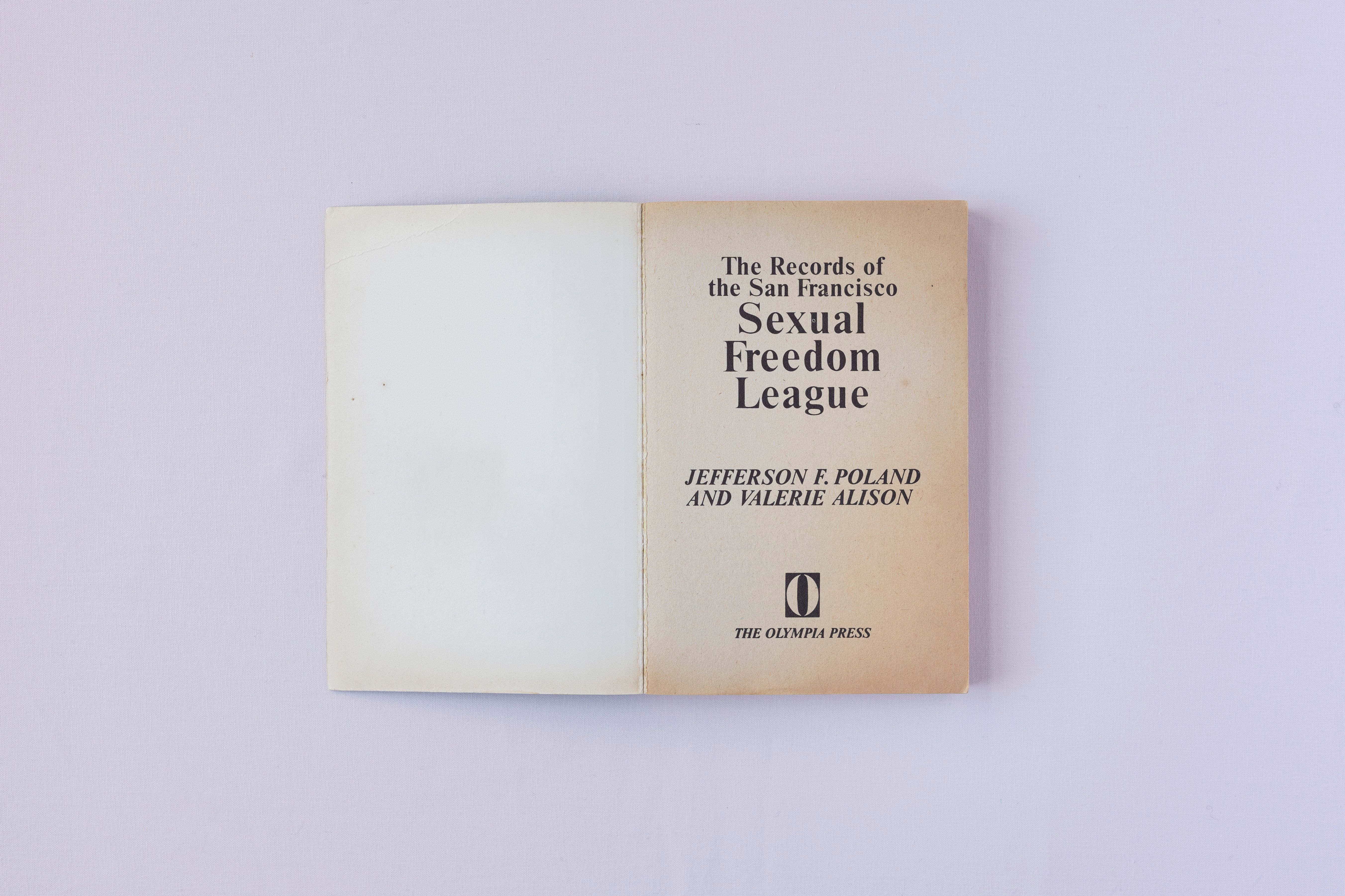 sexual freedom league, frontispiece