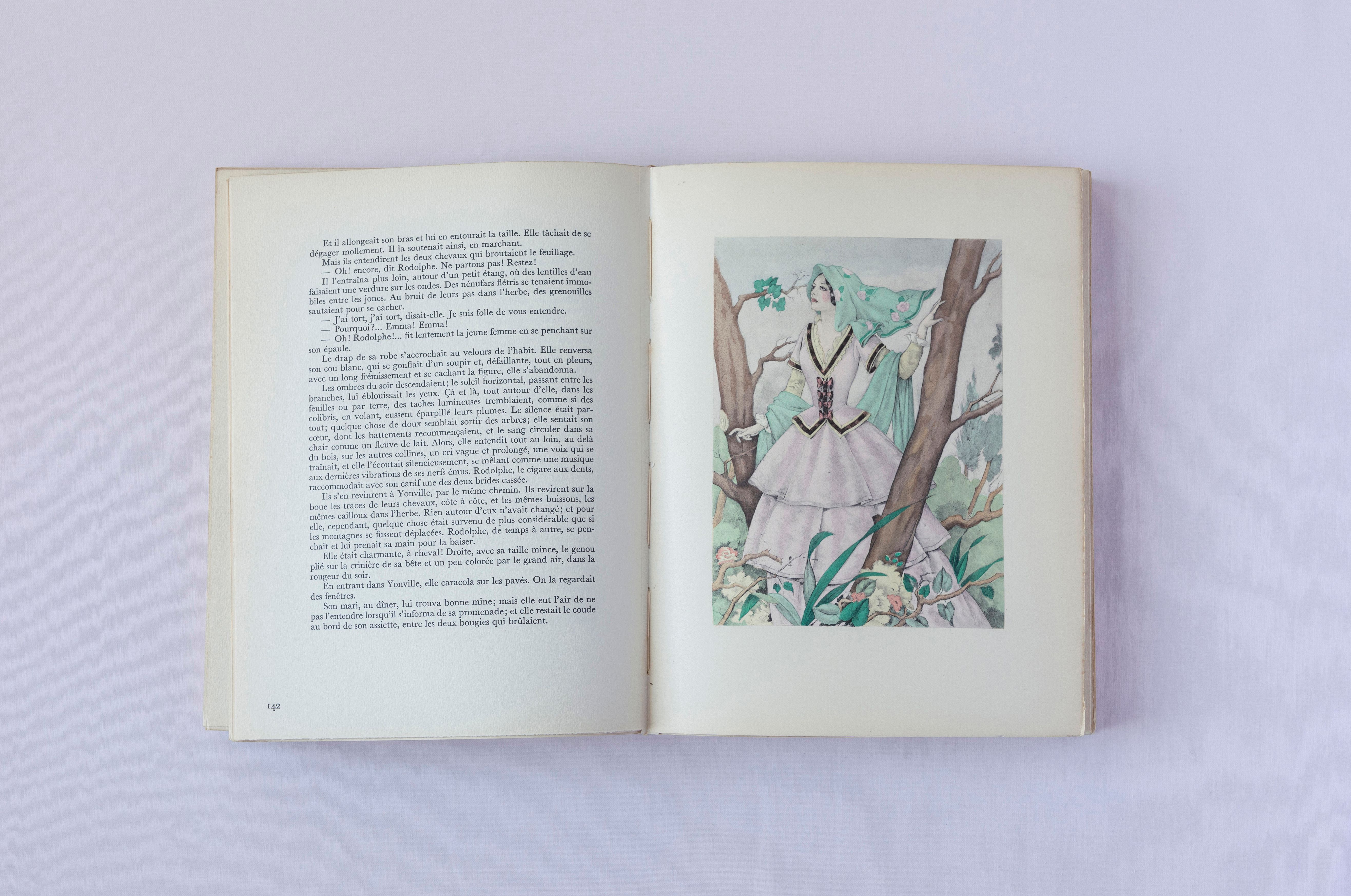 Madame Bovary, interior illustrated pages