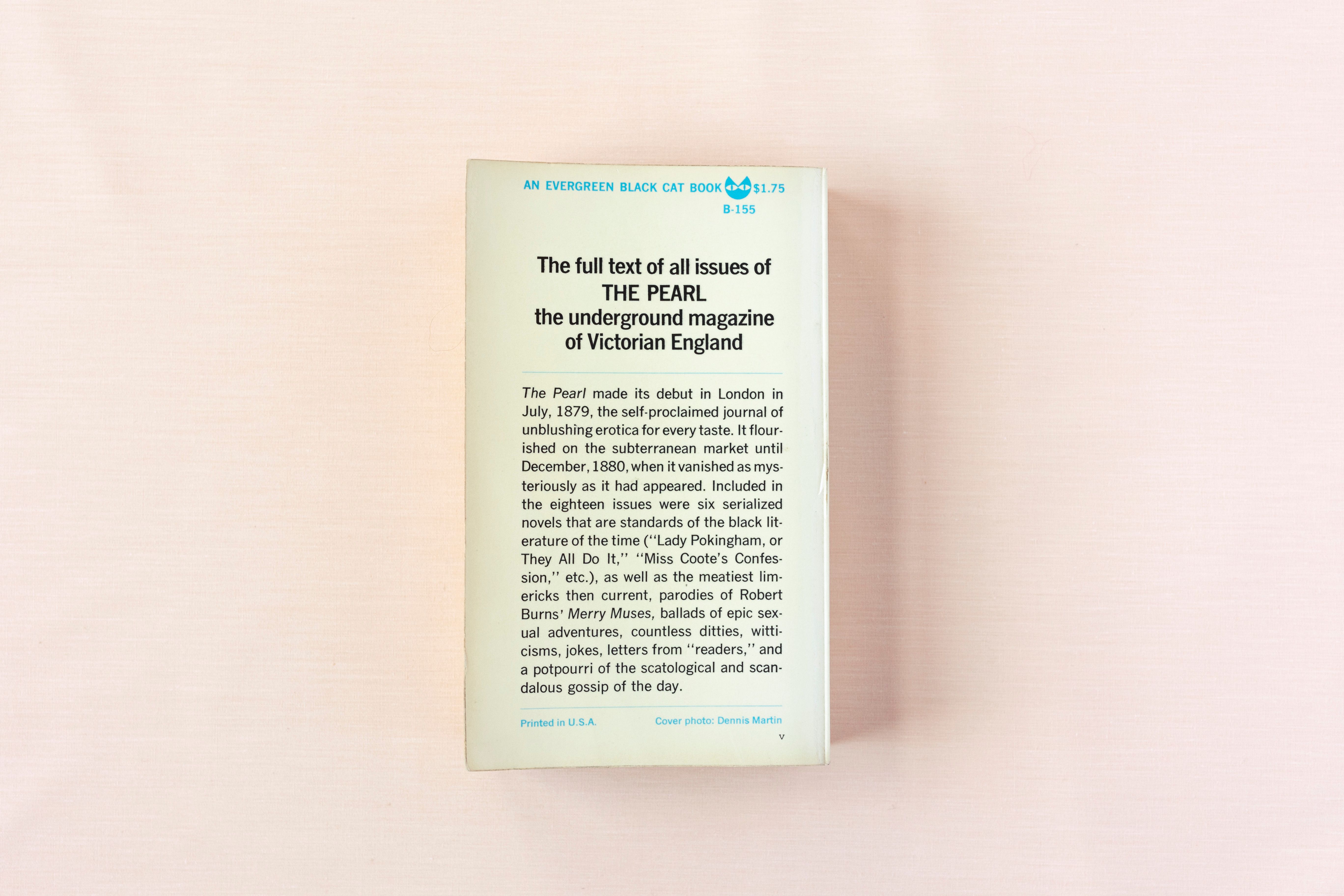 the pearl, back cover