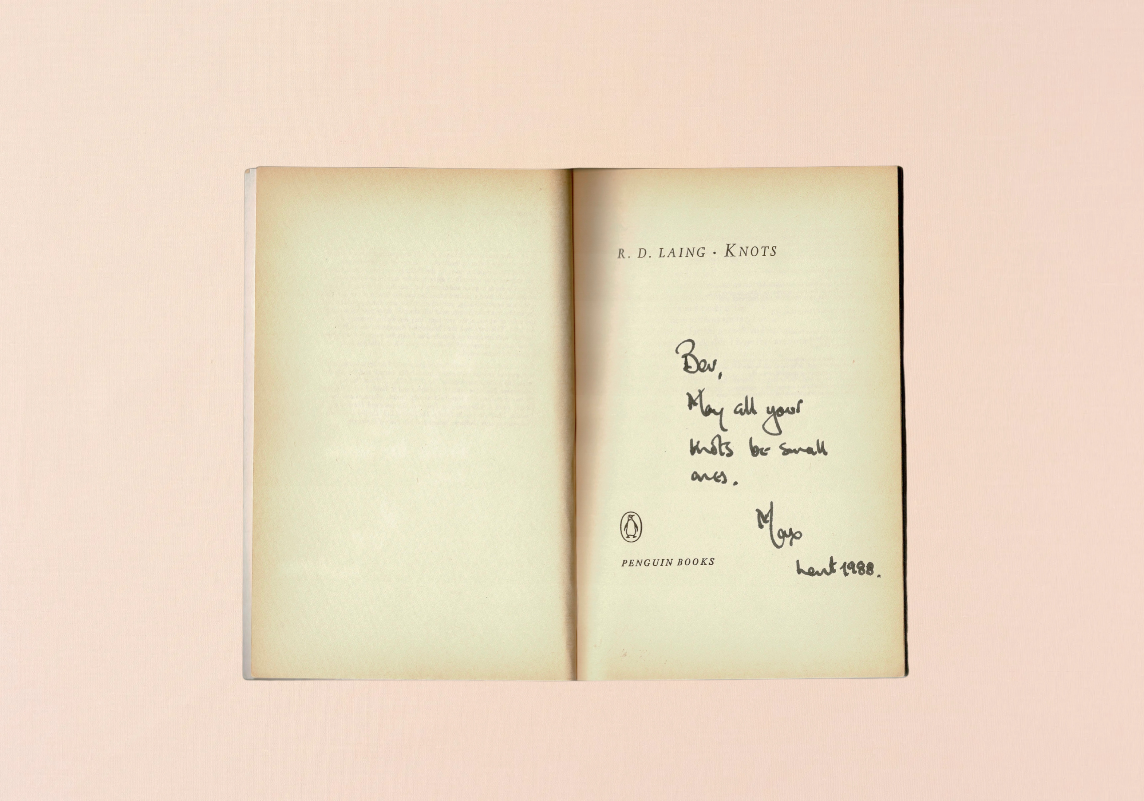 Knots by R.D. Laing, frontispiece