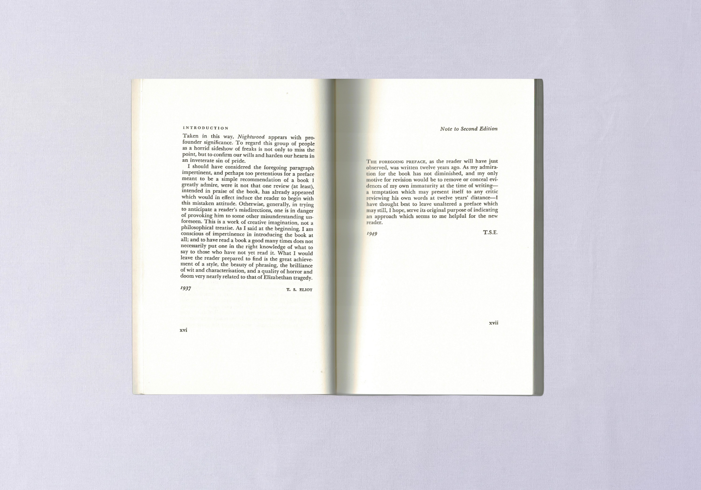 Nightwood by Djuana Barnes, interior page