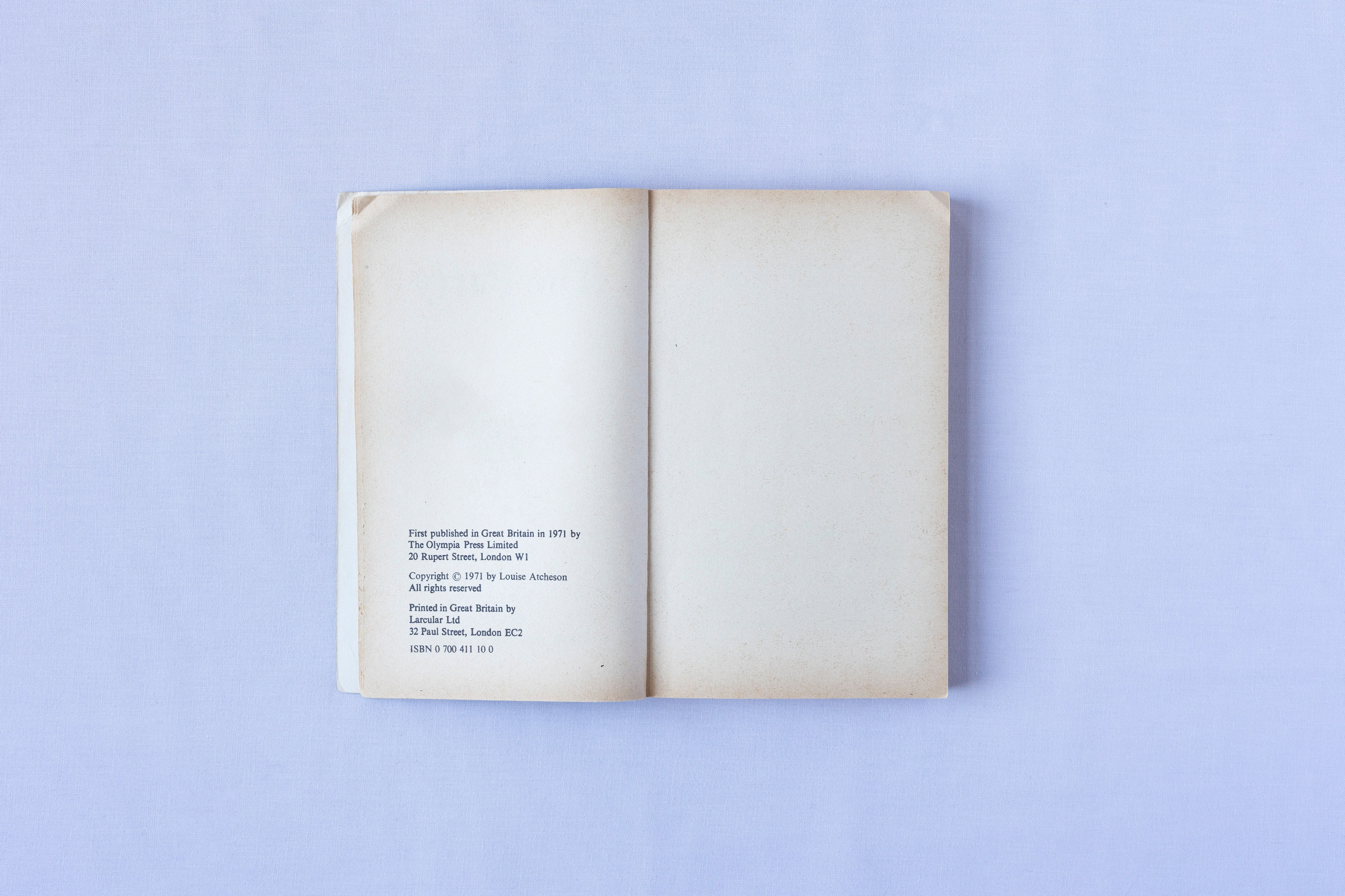 the party, imprint page