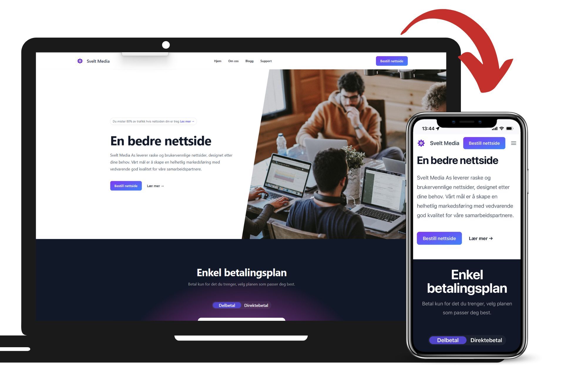 office laptop working
