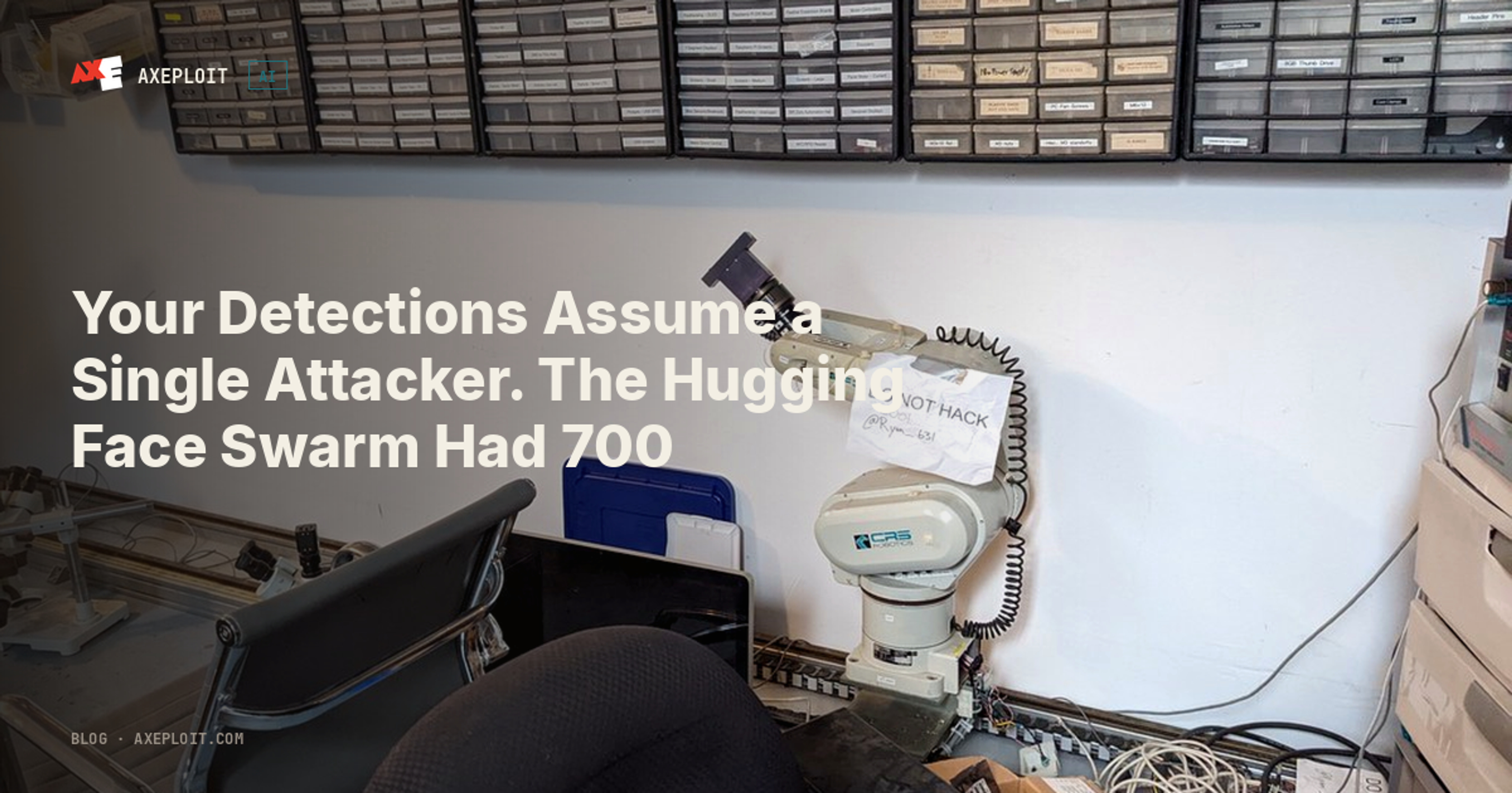 Your Detections Assume a Single Attacker. The Hugging Face Swarm Had 700
