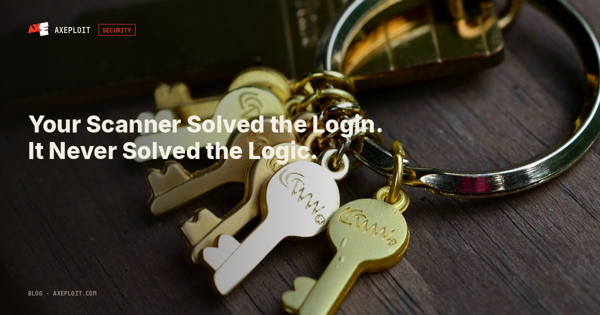 Your Scanner Solved the Login. It Never Solved the Logic.