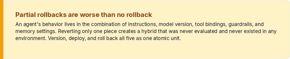 Partial rollbacks are worse than no rollback