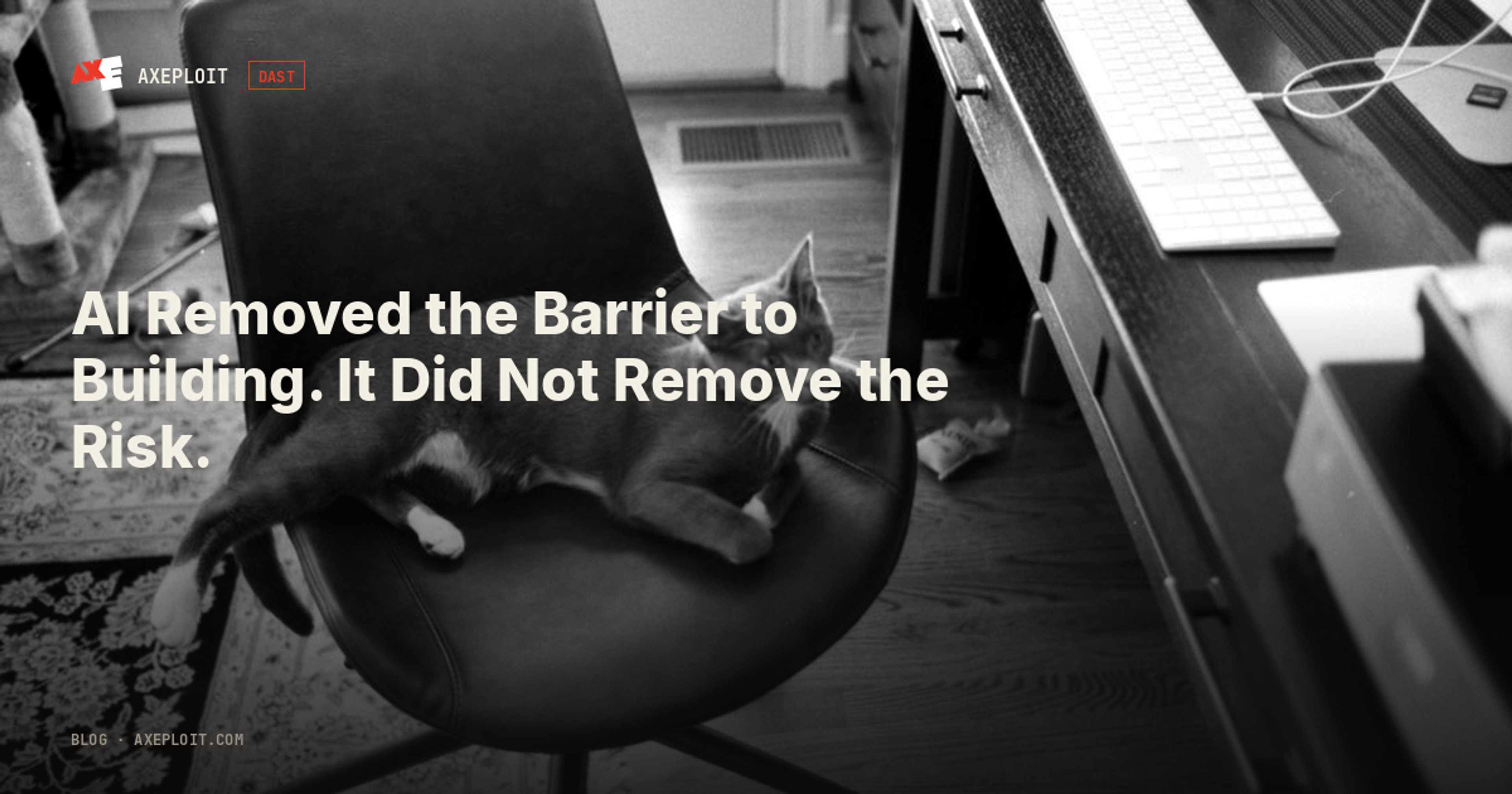 AI Removed the Barrier to Building. It Did Not Remove the Risk.