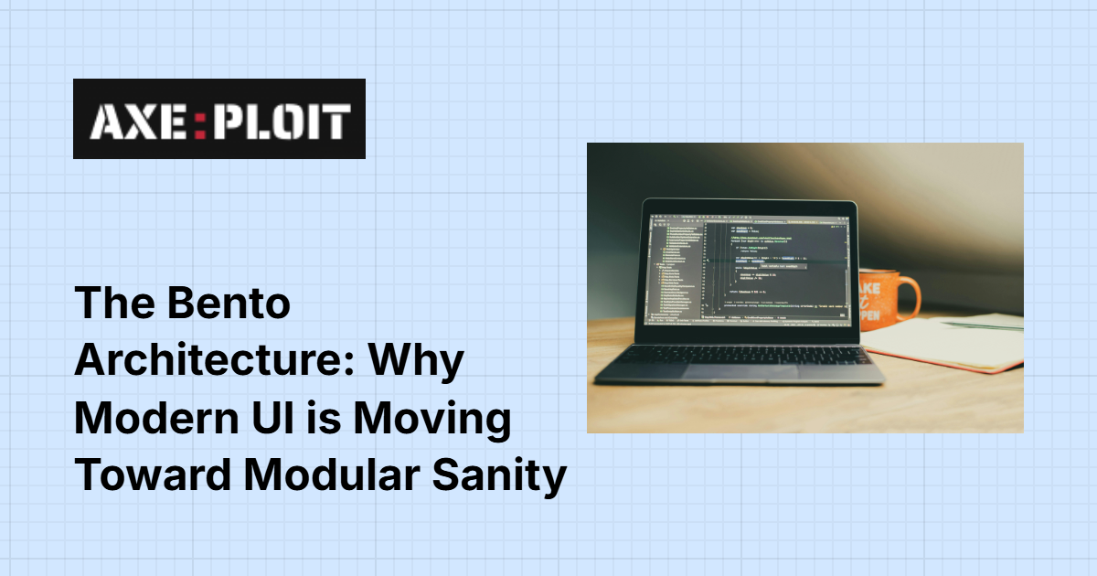 The Bento Architecture: Why Modern UI is Moving Toward Modular Sanity