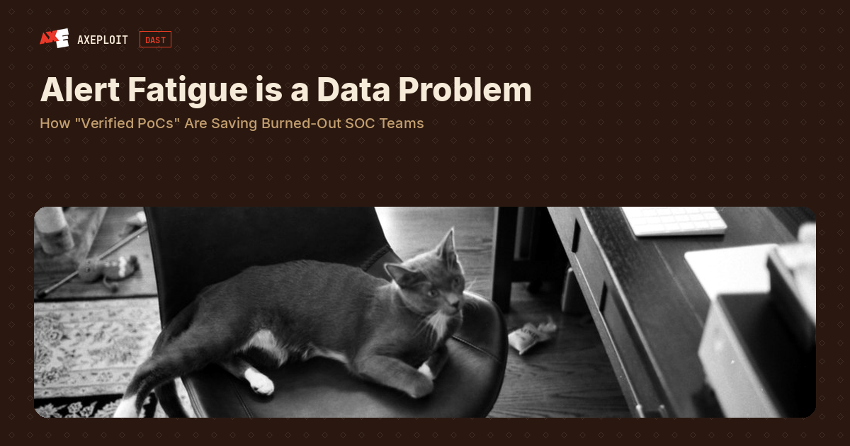 Alert Fatigue is a Data Problem: How "Verified PoCs" Are Saving Burned-Out SOC Teams