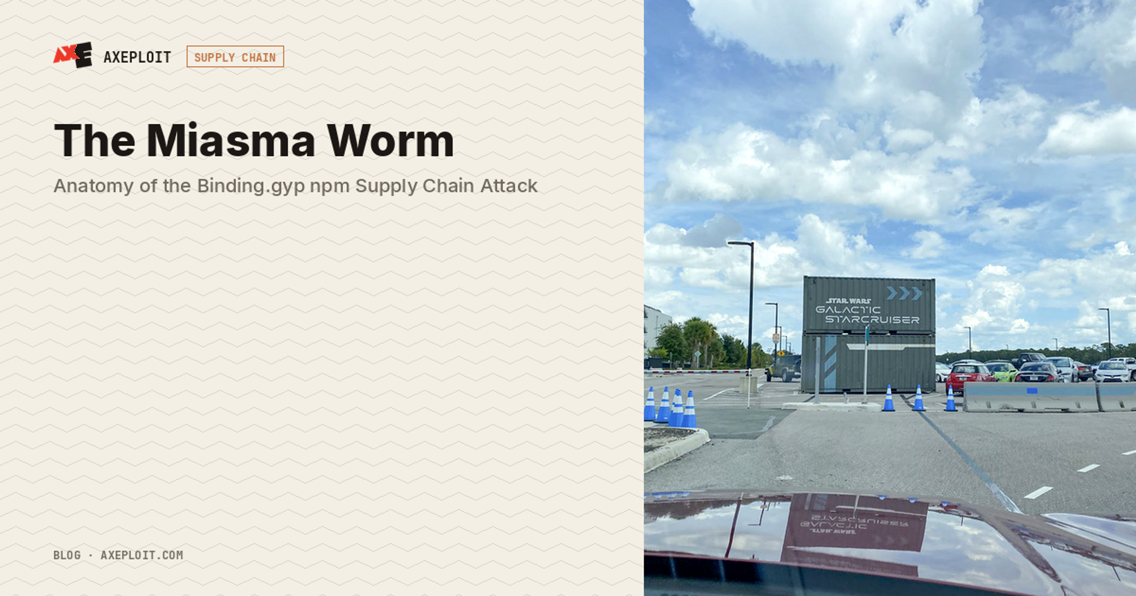 The Miasma Worm: Anatomy of the Binding.gyp npm Supply Chain Attack