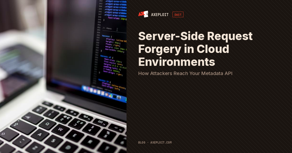 Server-Side Request Forgery in Cloud Environments: How Attackers Reach Your Metadata API
