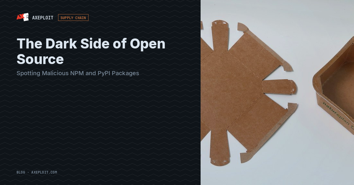The Dark Side of Open Source: Spotting Malicious NPM and PyPI Packages