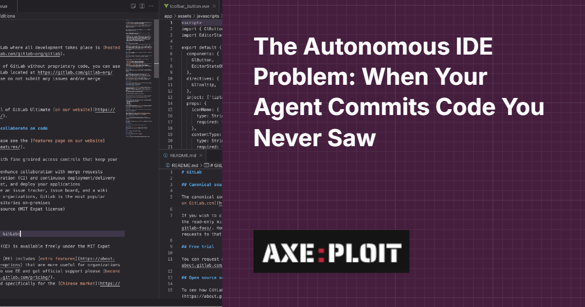The Autonomous IDE Problem: When Your Agent Commits Code You Never Saw