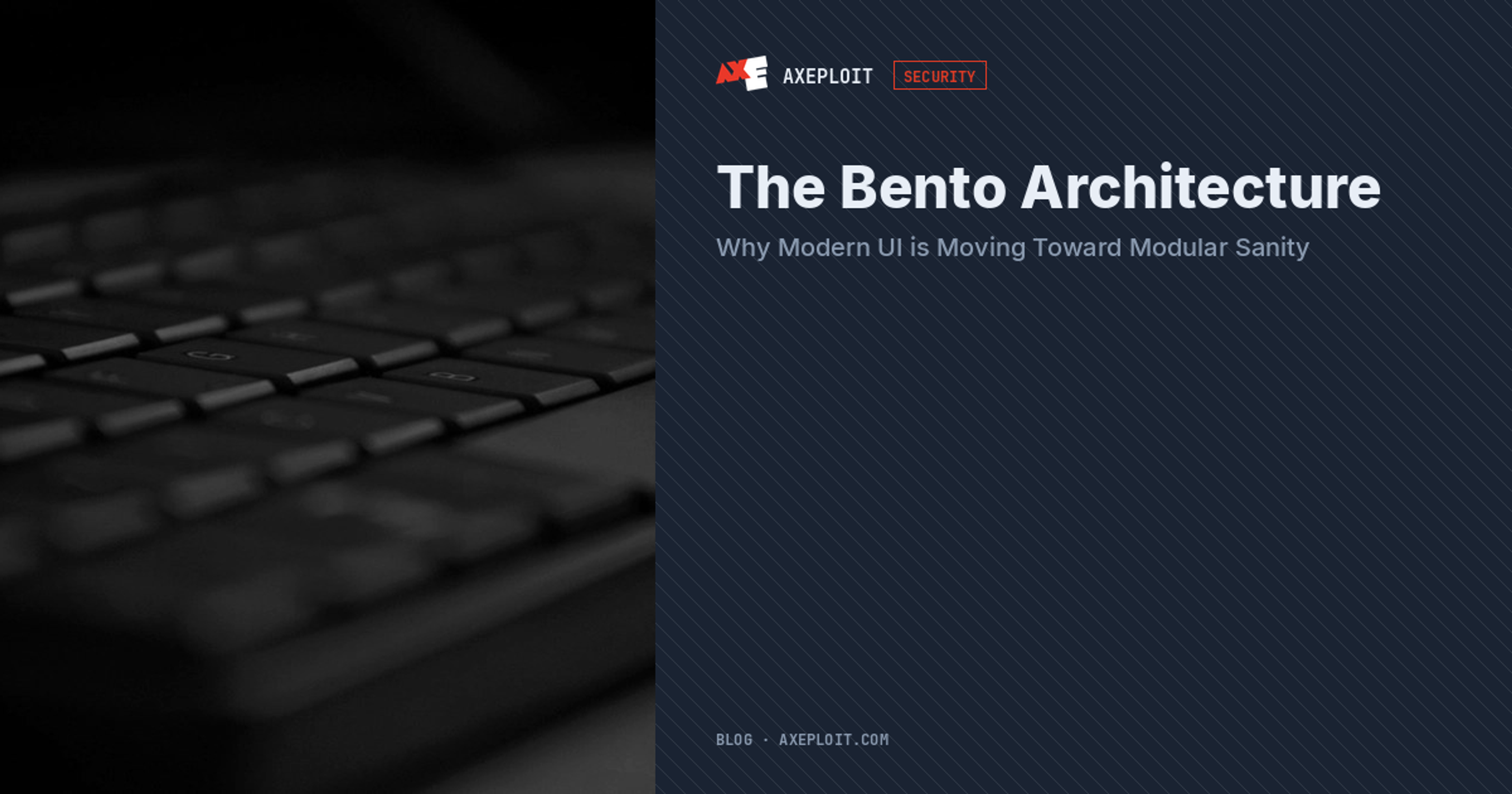 The Bento Architecture: Why Modern UI is Moving Toward Modular Sanity