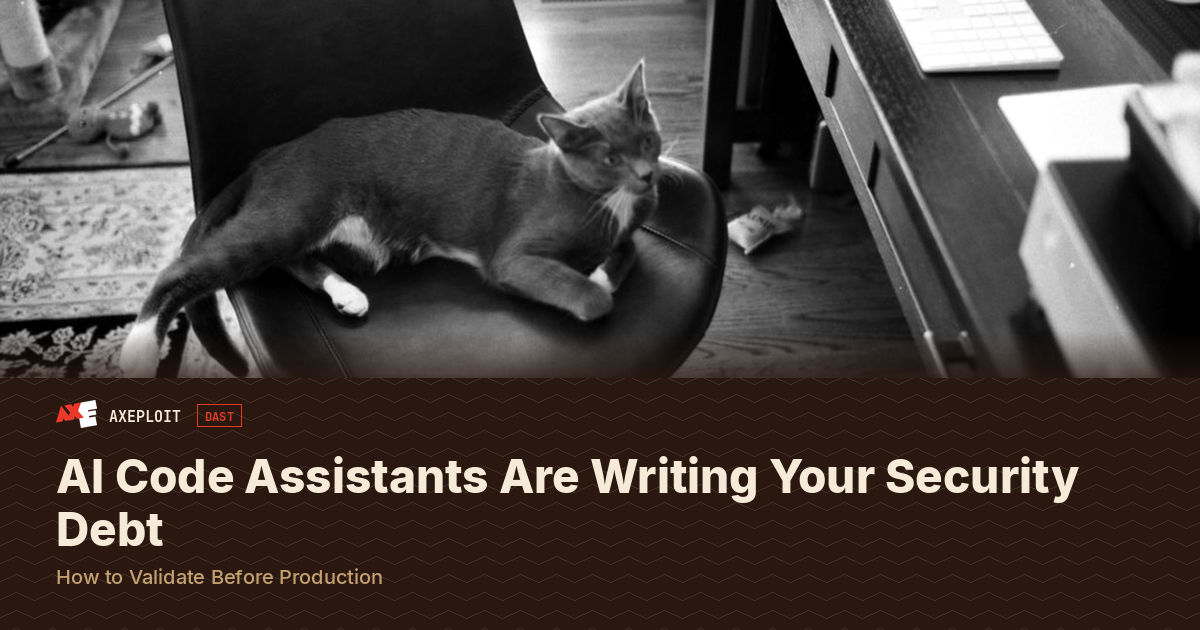 AI Code Assistants Are Writing Your Security Debt: How to Validate Before Production