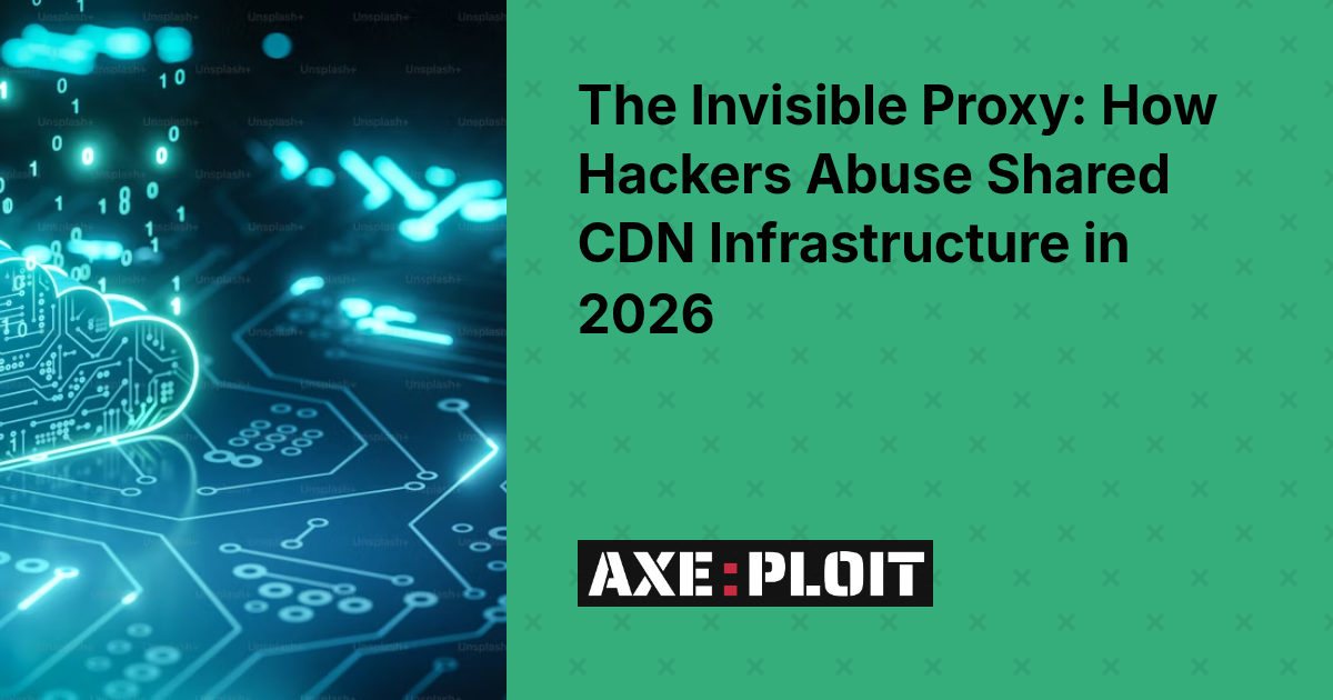The Invisible Proxy: How Hackers Abuse Shared CDN Infrastructure in 2026