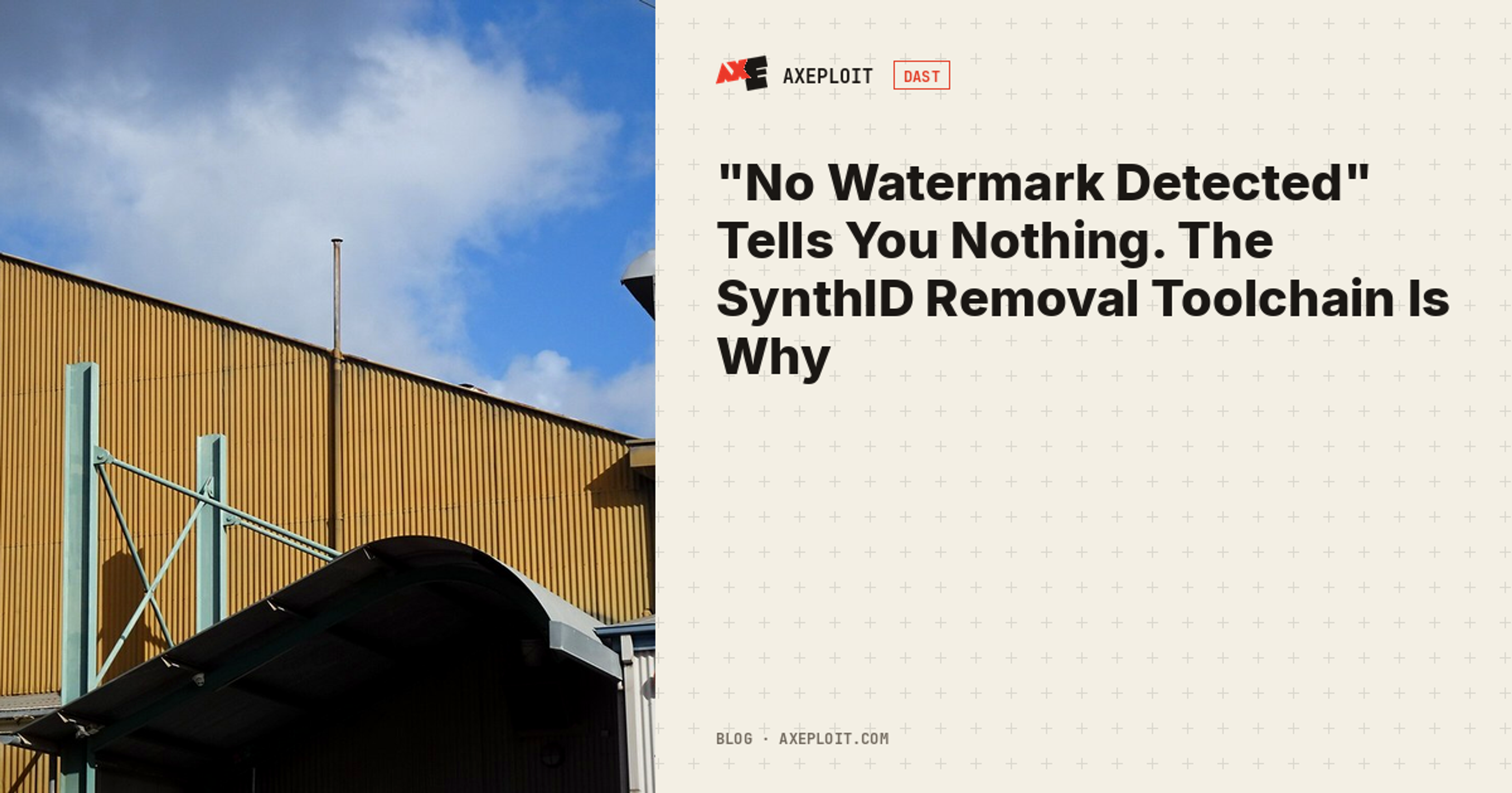 "No Watermark Detected" Tells You Nothing. The SynthID Removal Toolchain Is Why