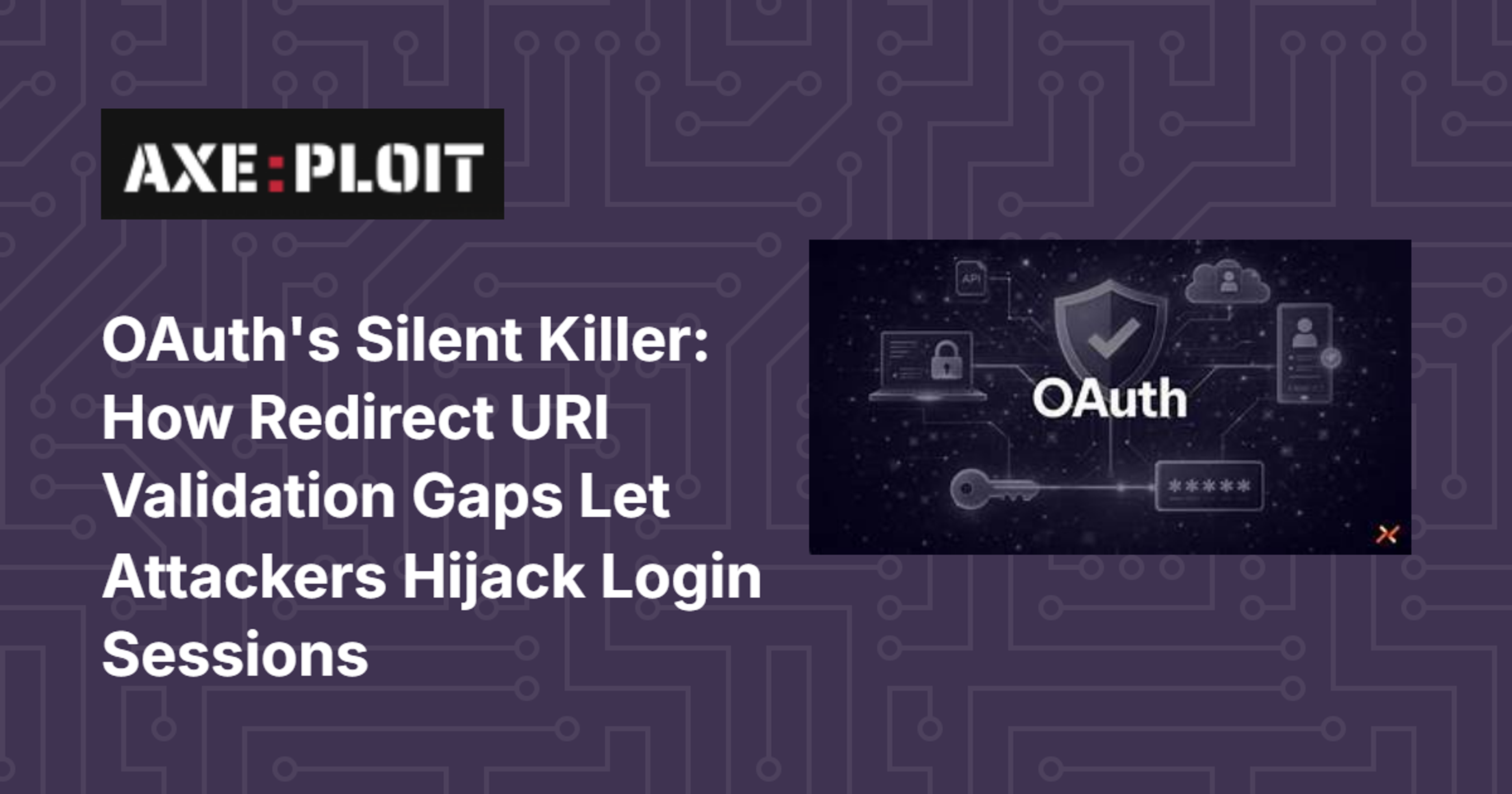 OAuth's Silent Killer: How Redirect URI Validation Gaps Let Attackers Hijack Login Sessions