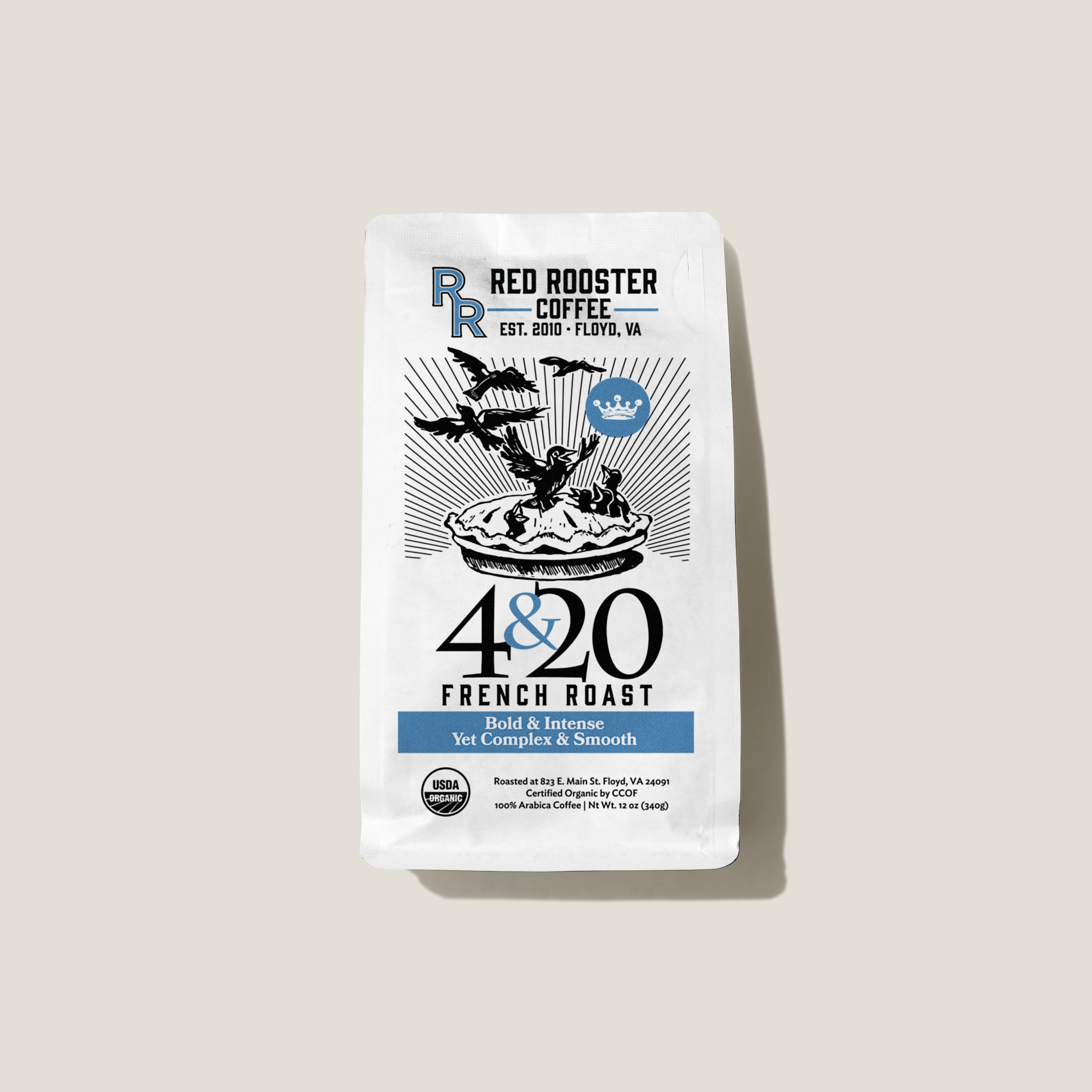 Organic 4&20 French Roast Dark Roast French Roast Signature Blend