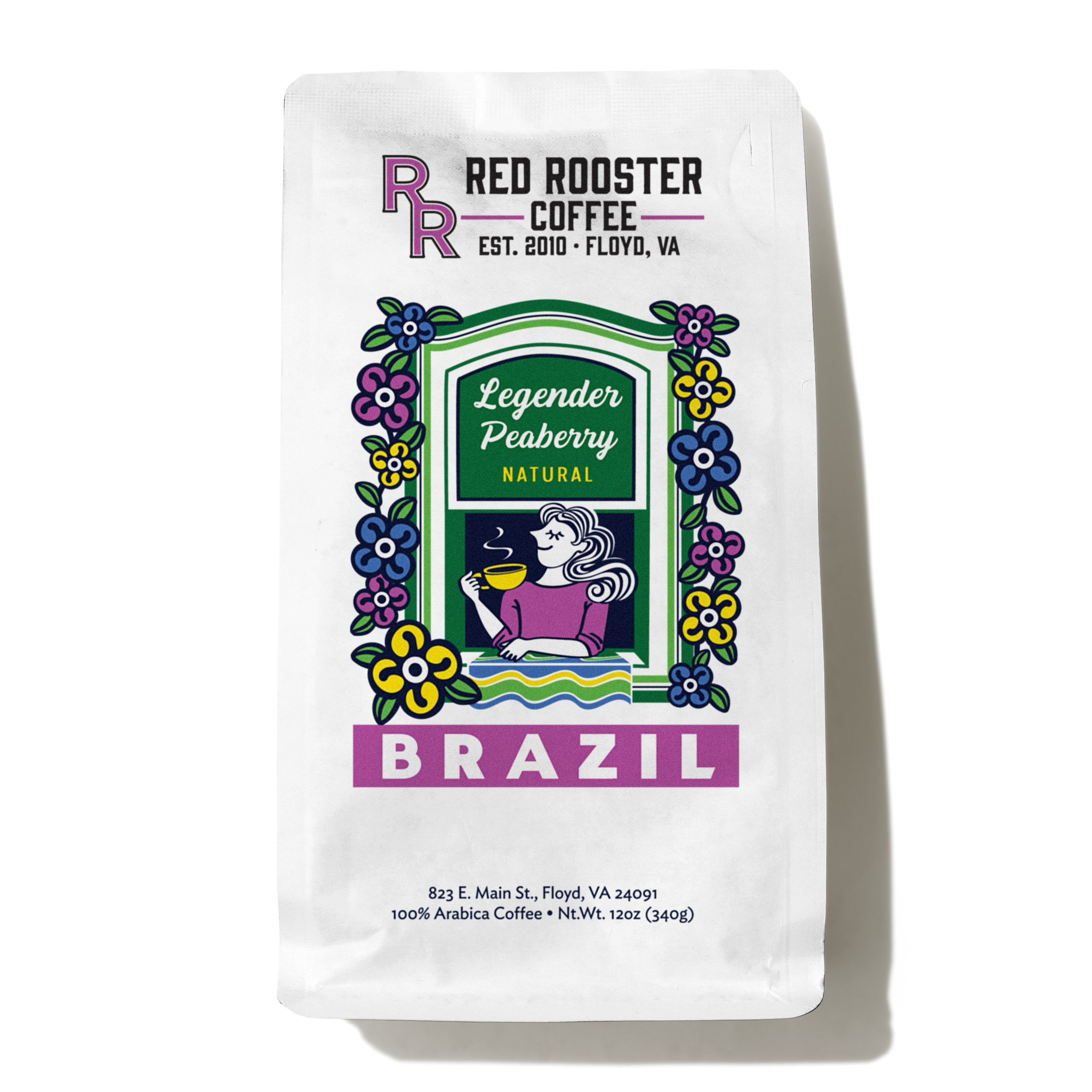Brazil Legender Peaberry Natural - Red Rooster Coffee