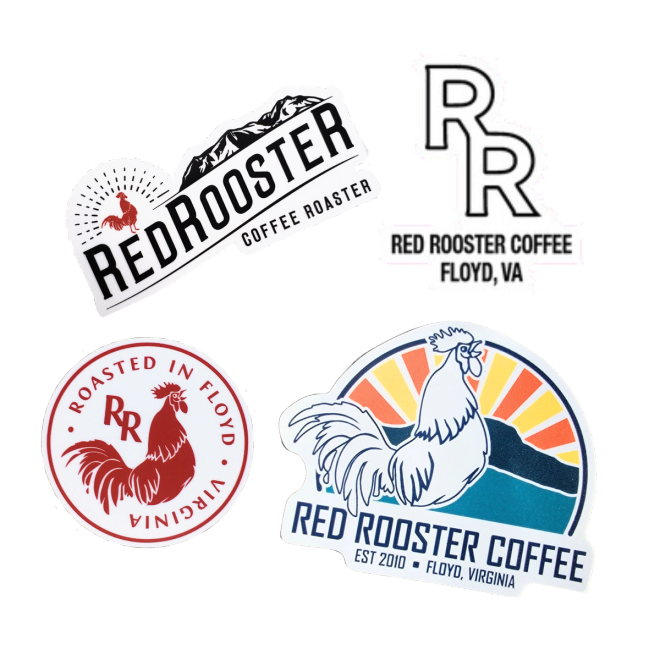 Brew Method Enamel Pin - Red Rooster Coffee