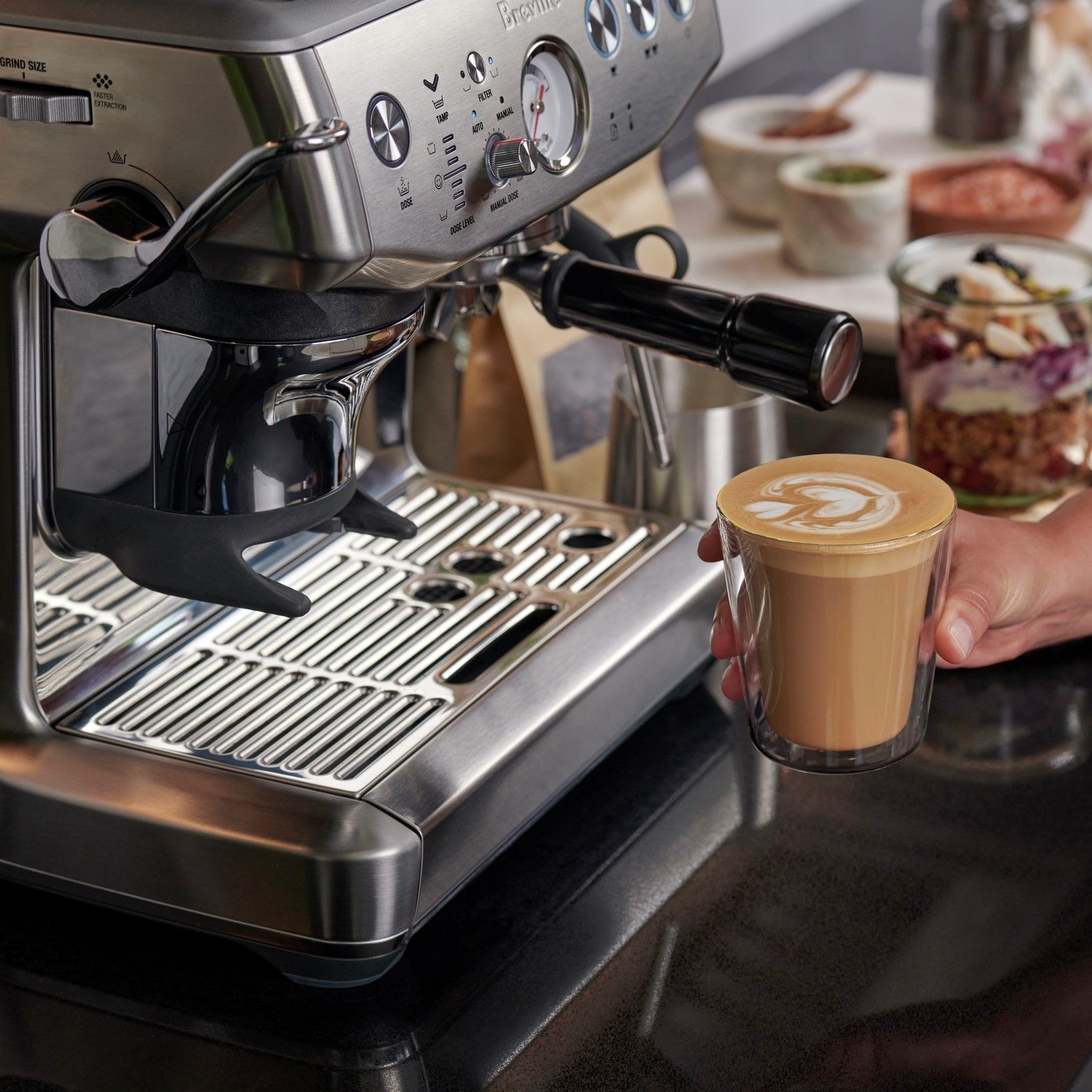 Breville BES870BSS The Barista Express - Stainless Steel at The