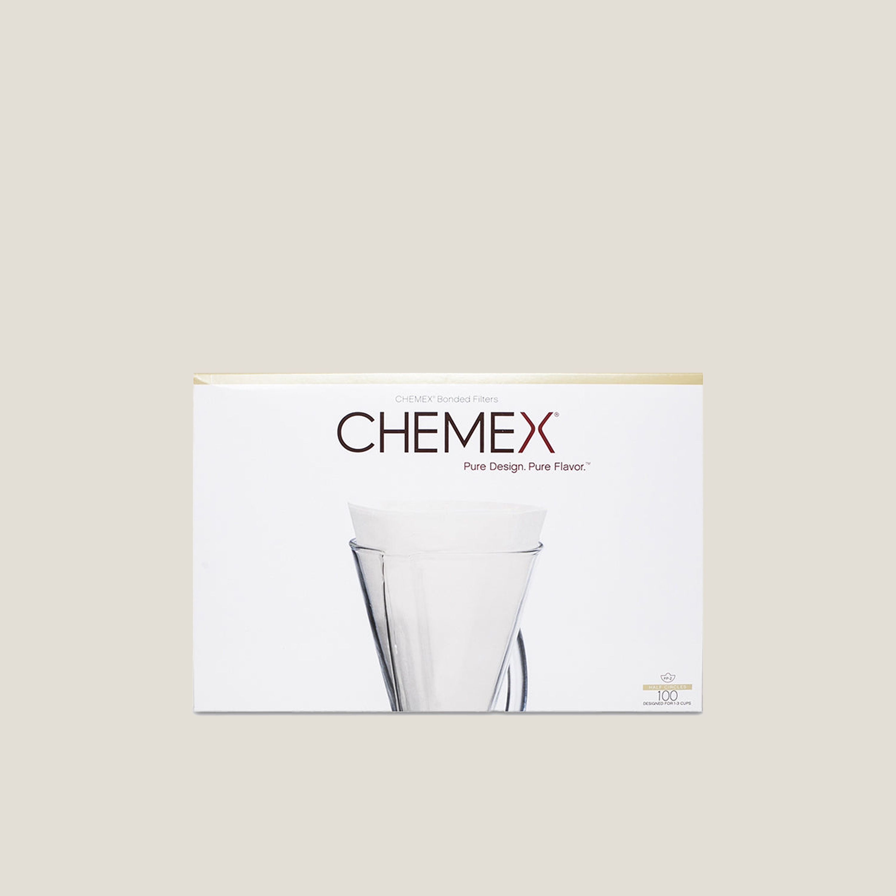 Chemex FP-2 Filtri Per Caffè A Mezzaluna - 200 Pezzi Bonded Unfolded Per Chemex CM-1 - Inclusa Guida FOXGALLERY