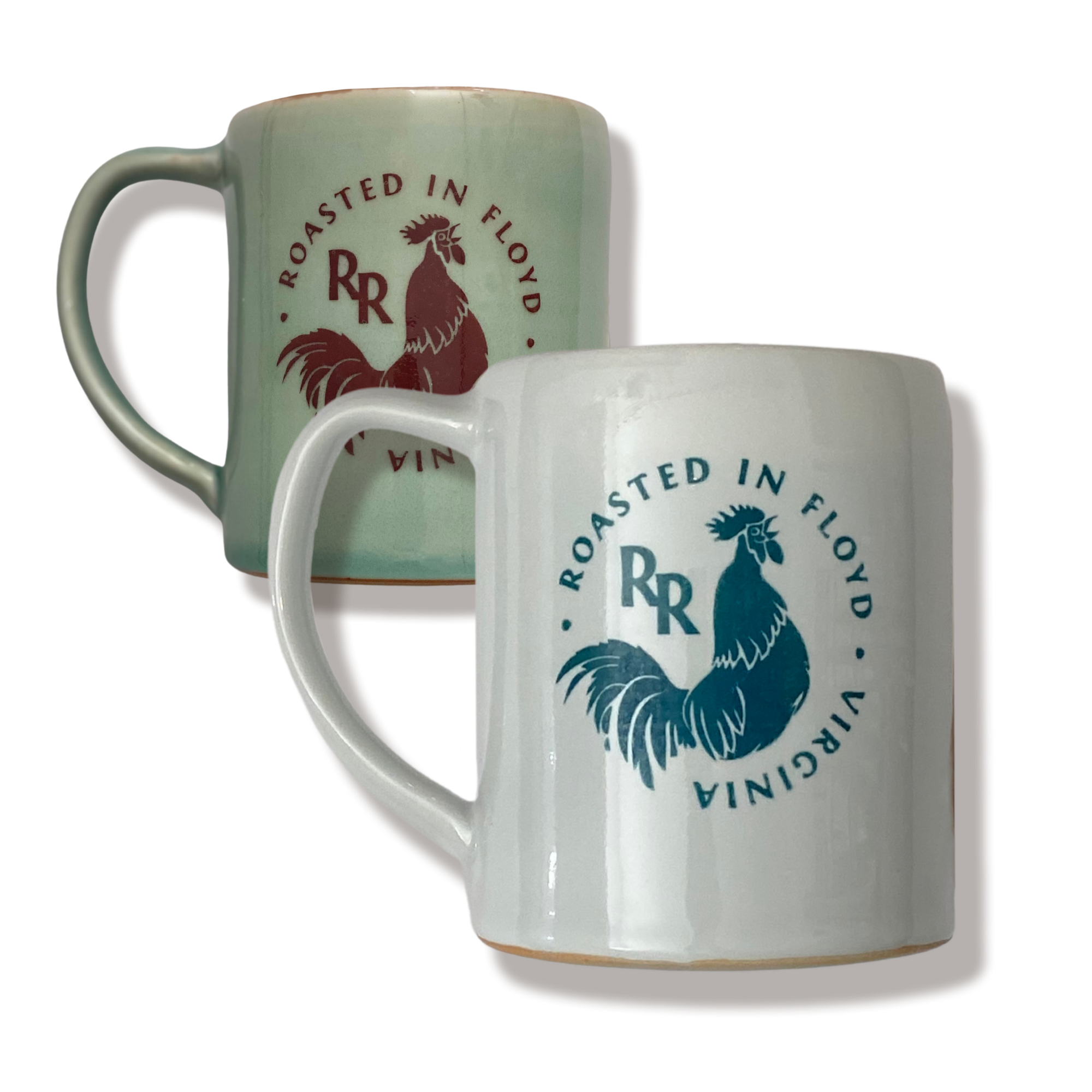 Handmade Diner Mugs - Red Rooster Coffee