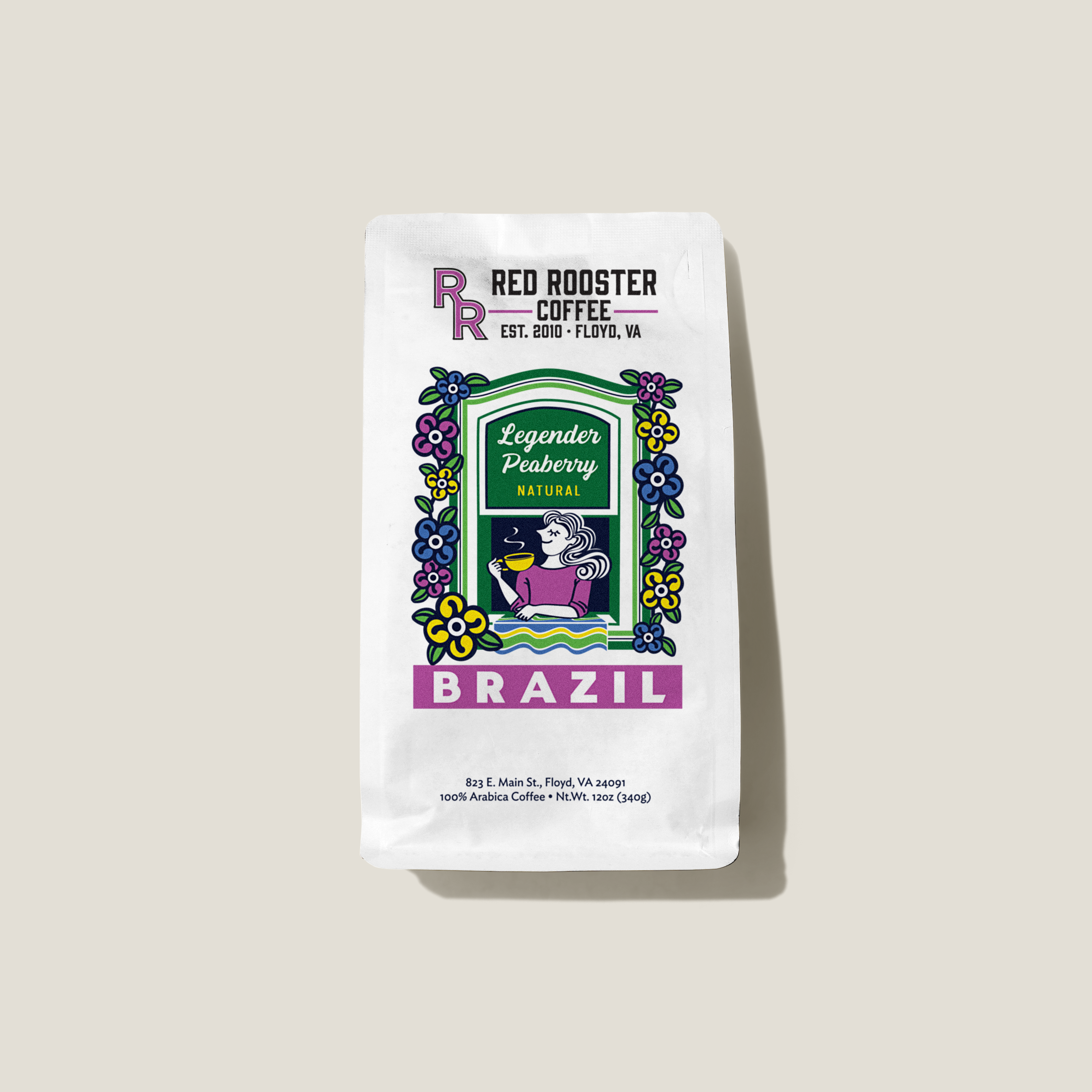 Brazil Legender Peaberry Natural - Red Rooster Coffee