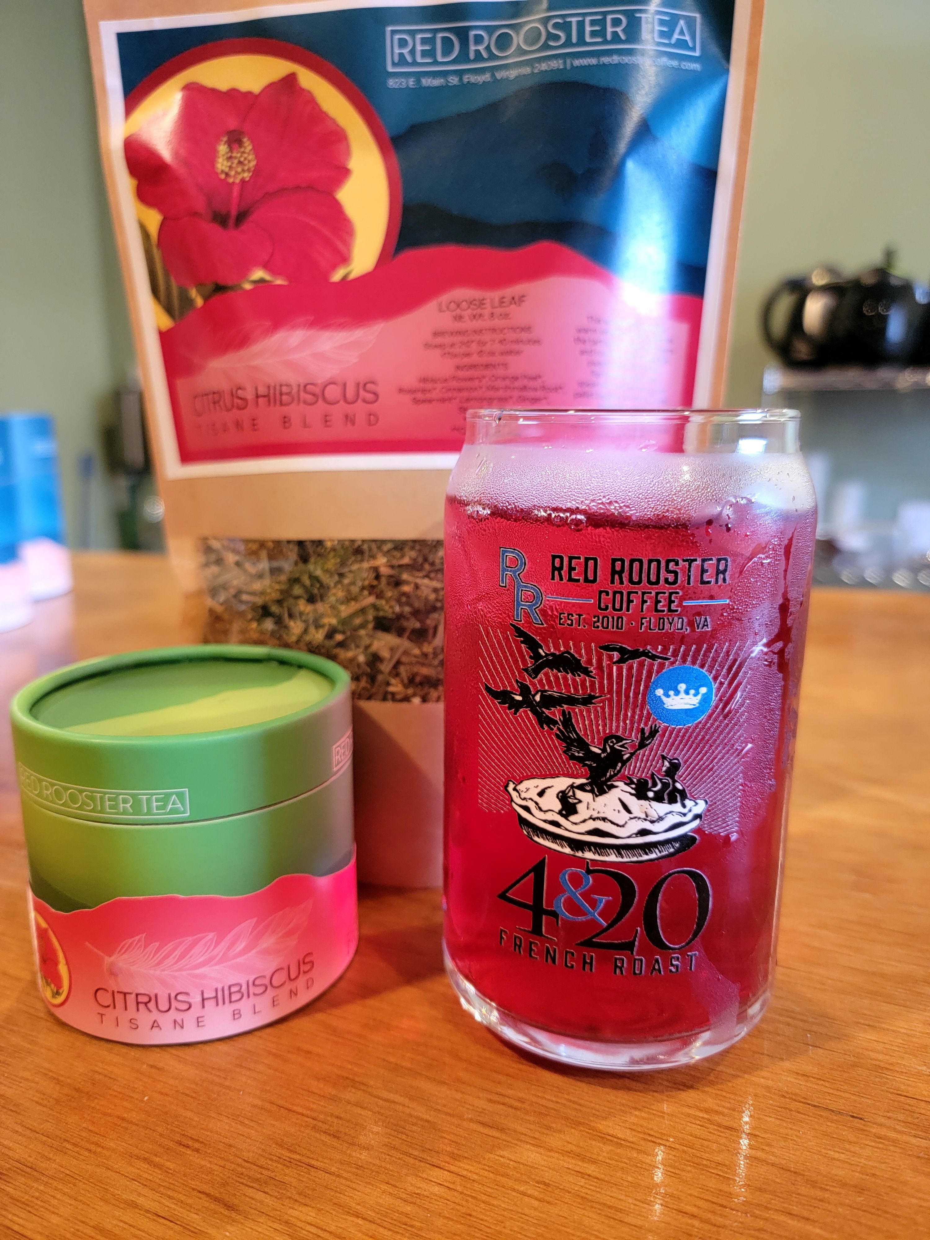 Can Glass - Red Rooster Coffee