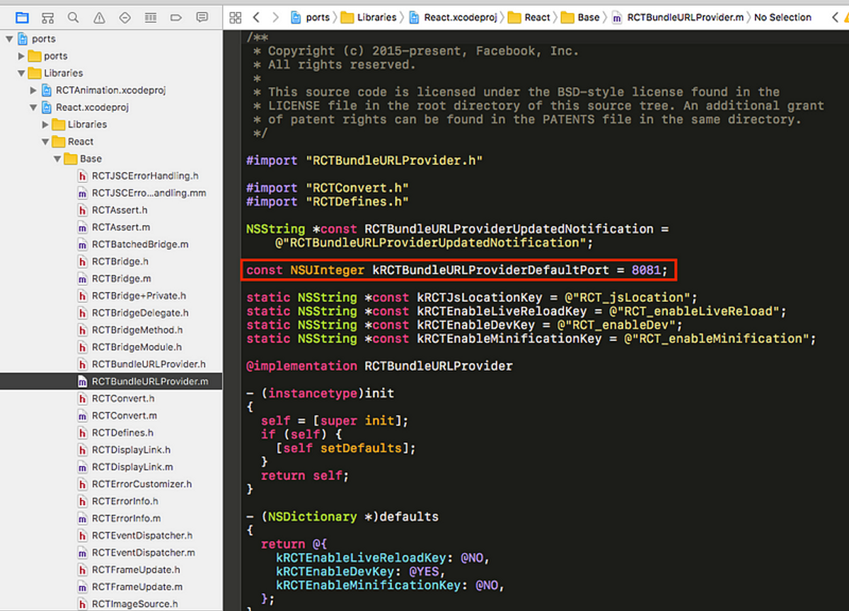 Xcode Screenshot