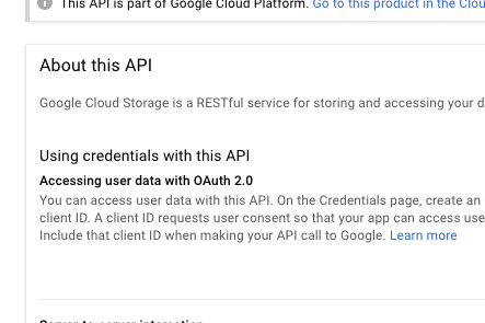 Google Cloud Screenshot