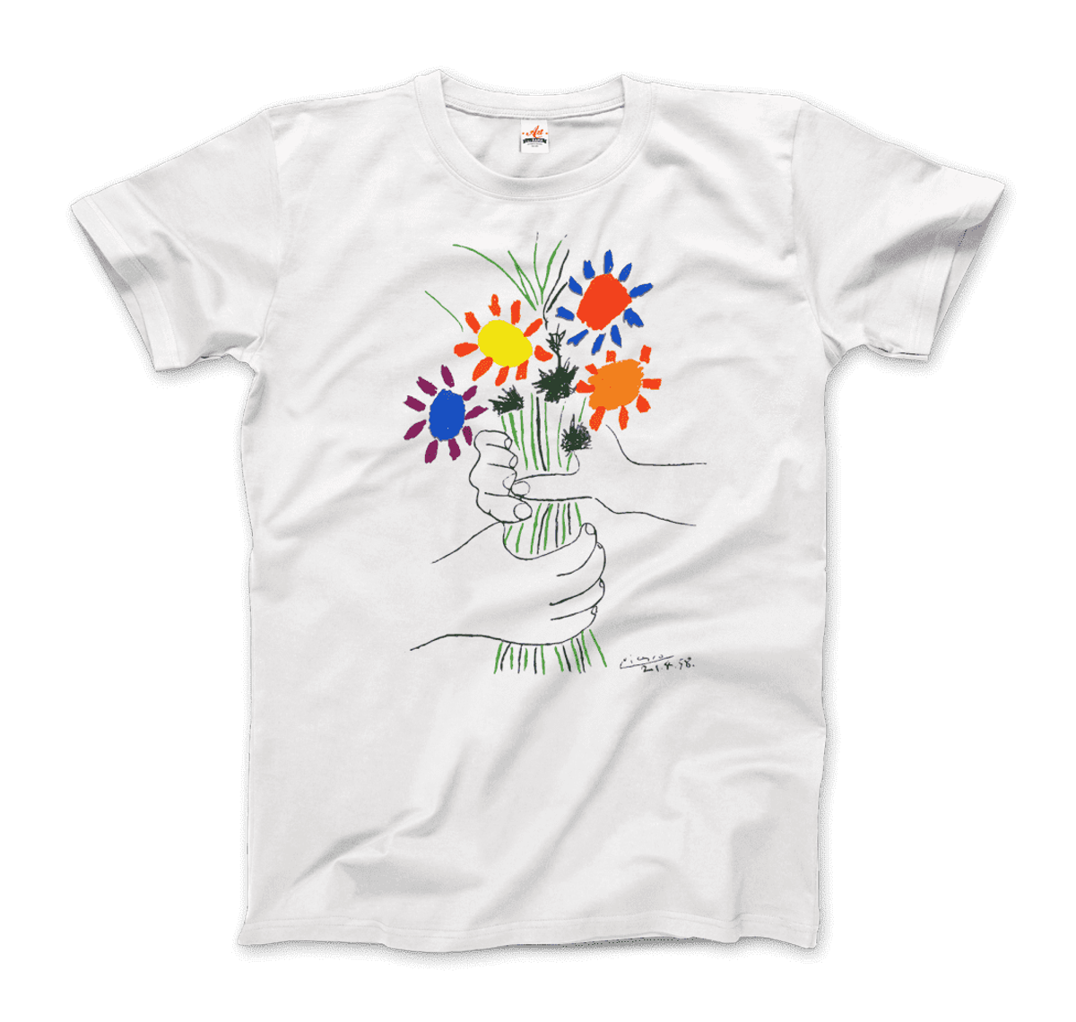 Pablo Picasso Bouquet of Peace 1958 Artwork T-Shirt